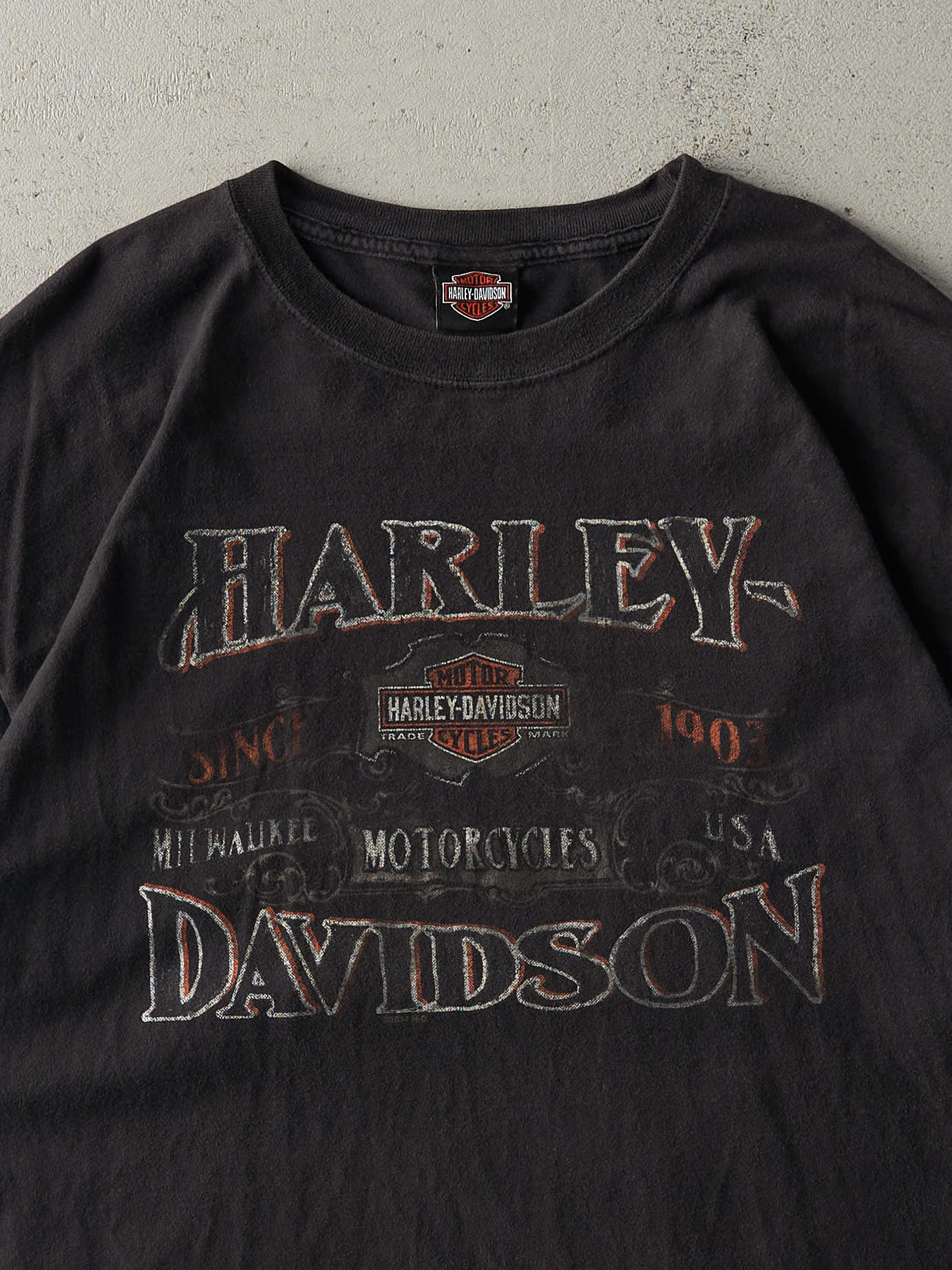 14' Black Sudbury Ontario Harley Davidson Tee (XL)