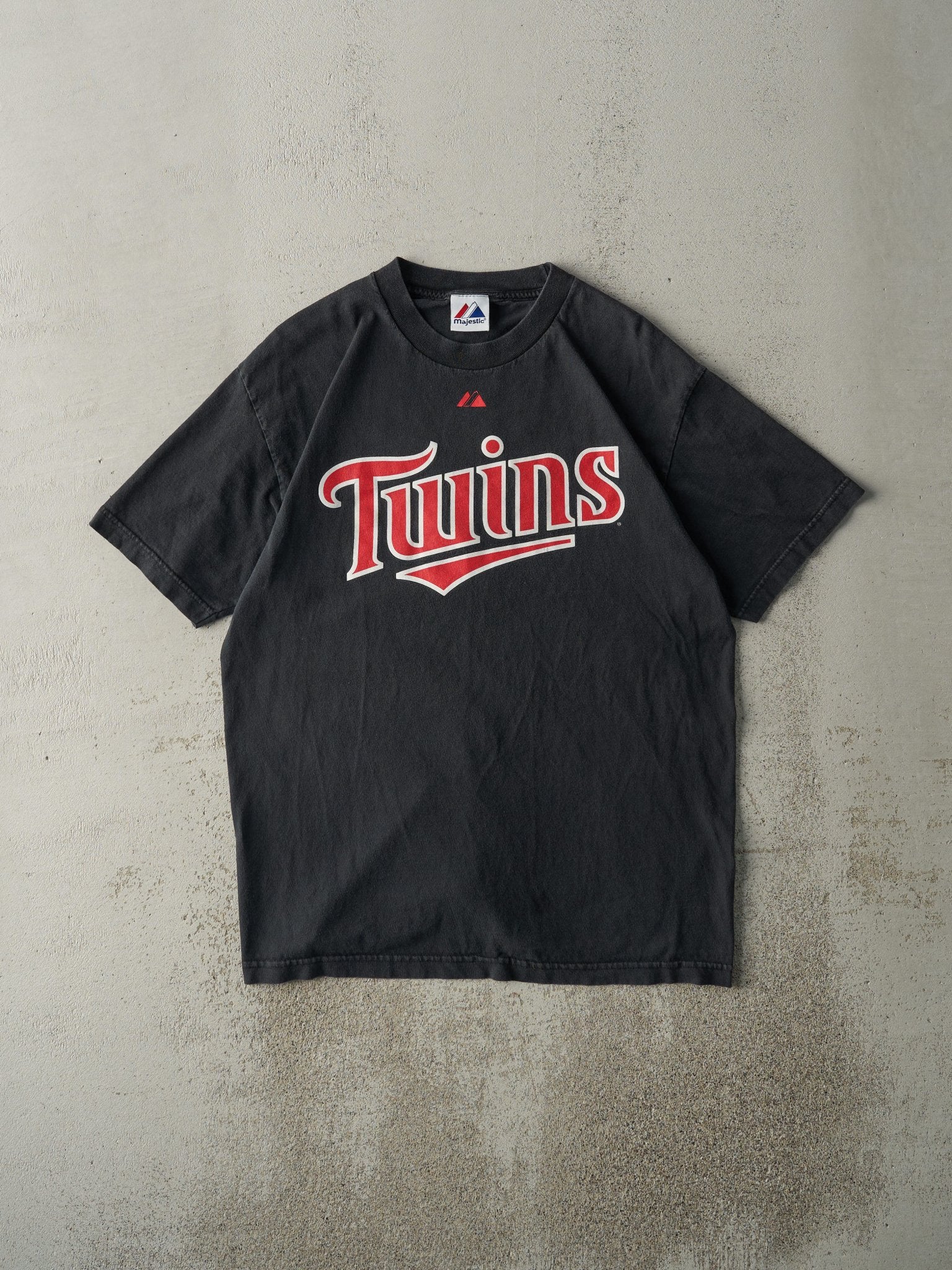 Vintage 10' Black Minnesota Twins #7 Joe Mauer Player Tee (M)