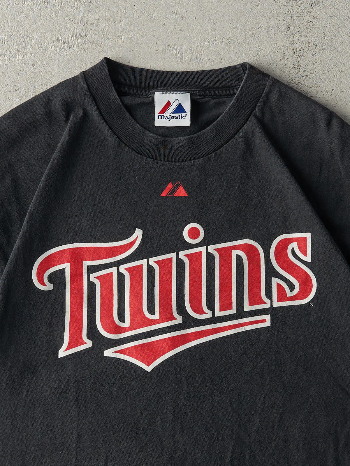 Vintage 10' Black Minnesota Twins #7 Joe Mauer Player Tee (M)