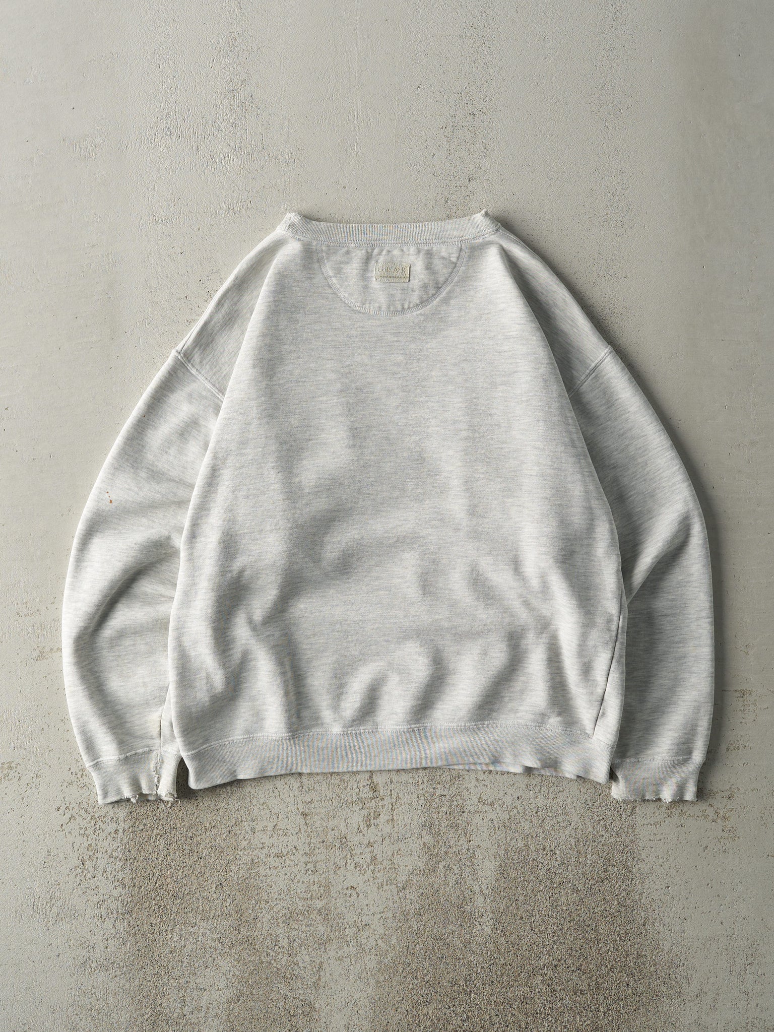 Vintage 90s Heather Grey Hope College Boxy Crewneck (M/L)