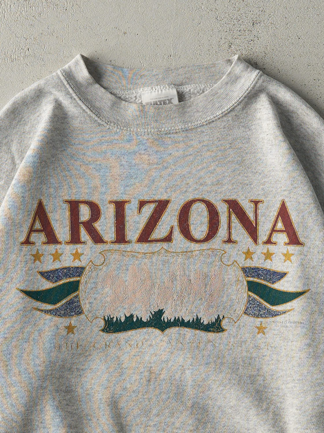 Vintage 90s Heather Grey Arizona Crewneck (L)