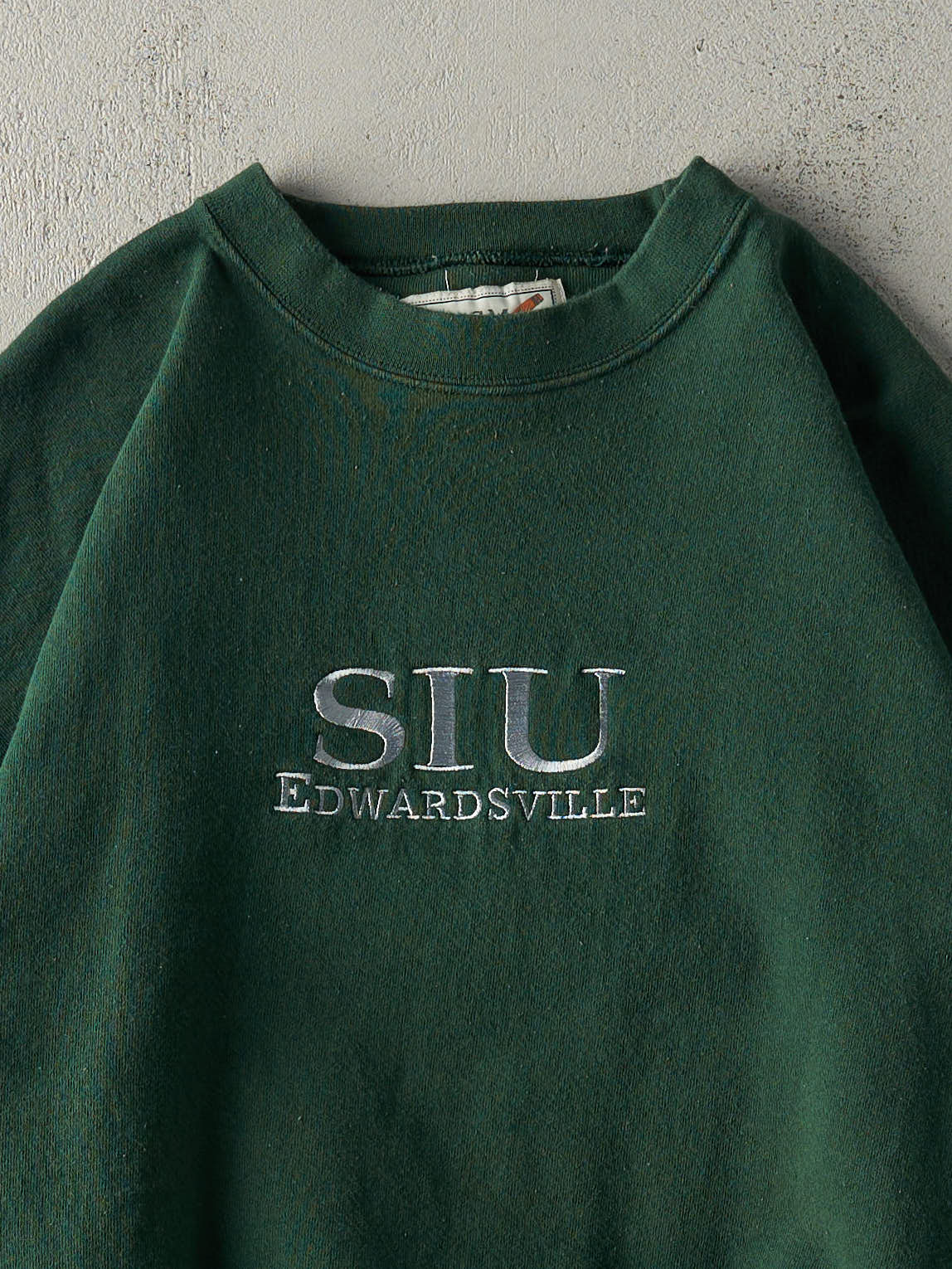 Vintage 90s Green Southern Illinois University Crewneck (L)