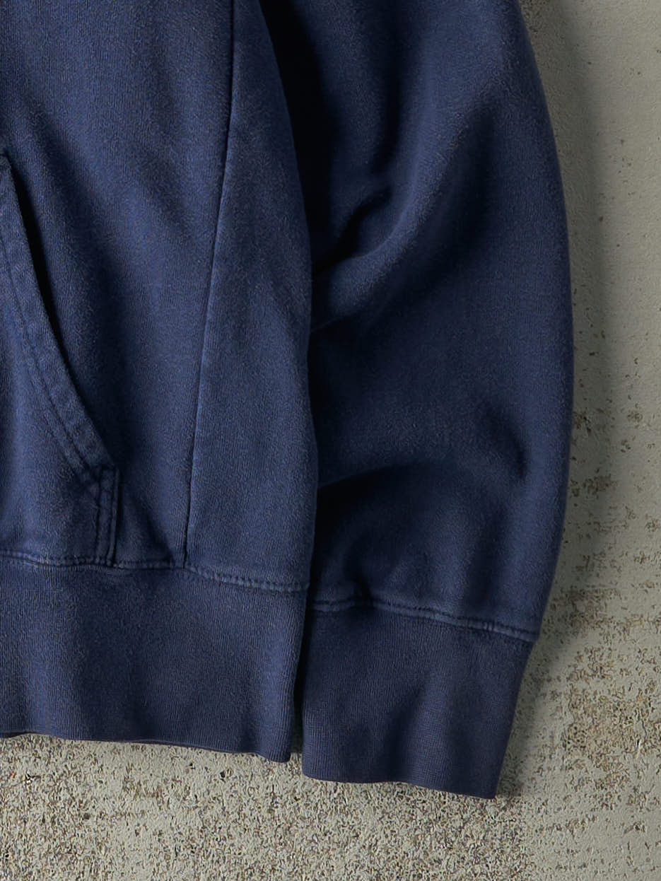 Vintage Y2K Navy Blue Becker Football Nike Swoosh Hoodie (M)