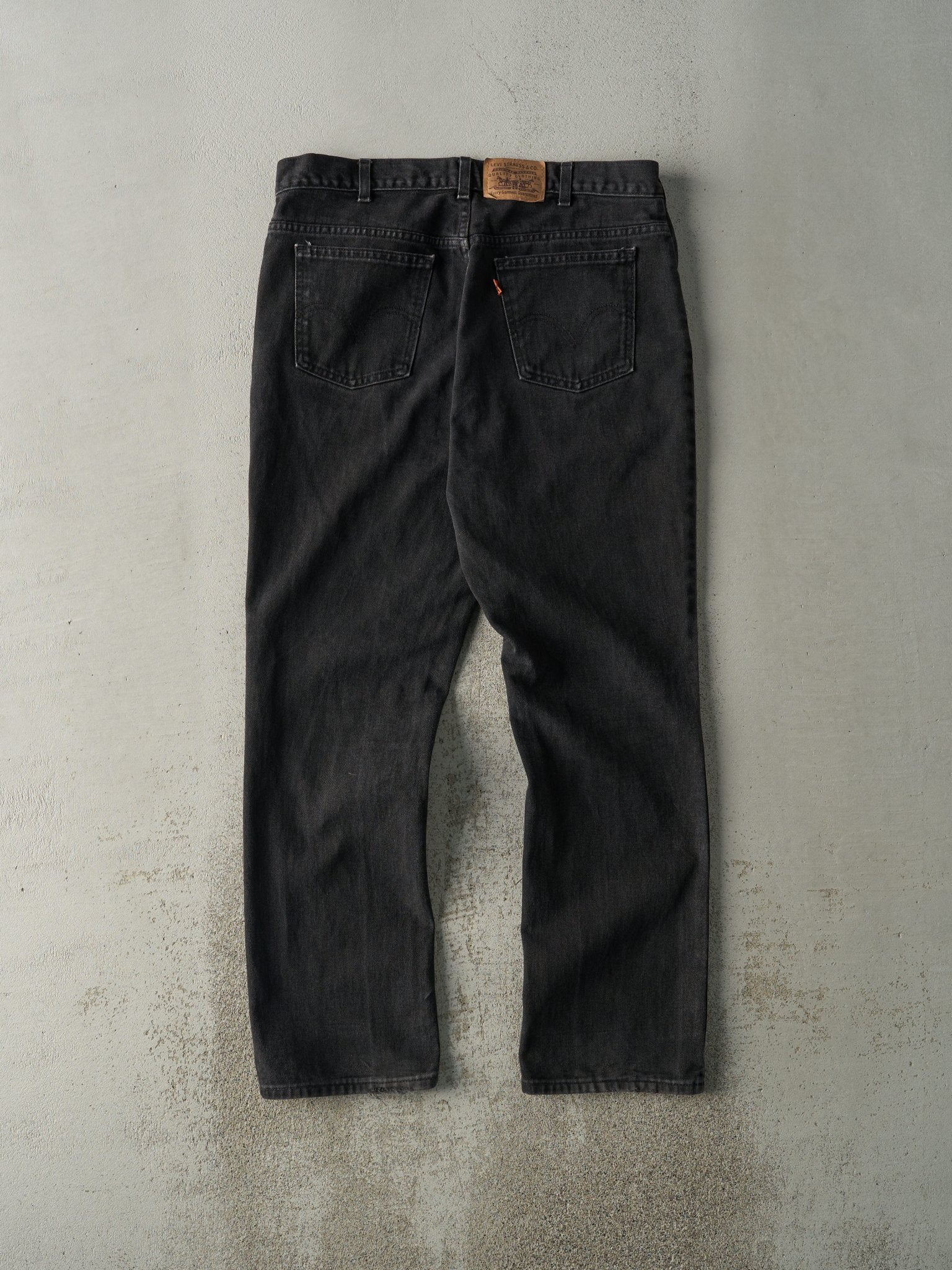 Vintage 80s Black Levi's Orange Tab Denim Pants (35.5x30.5)