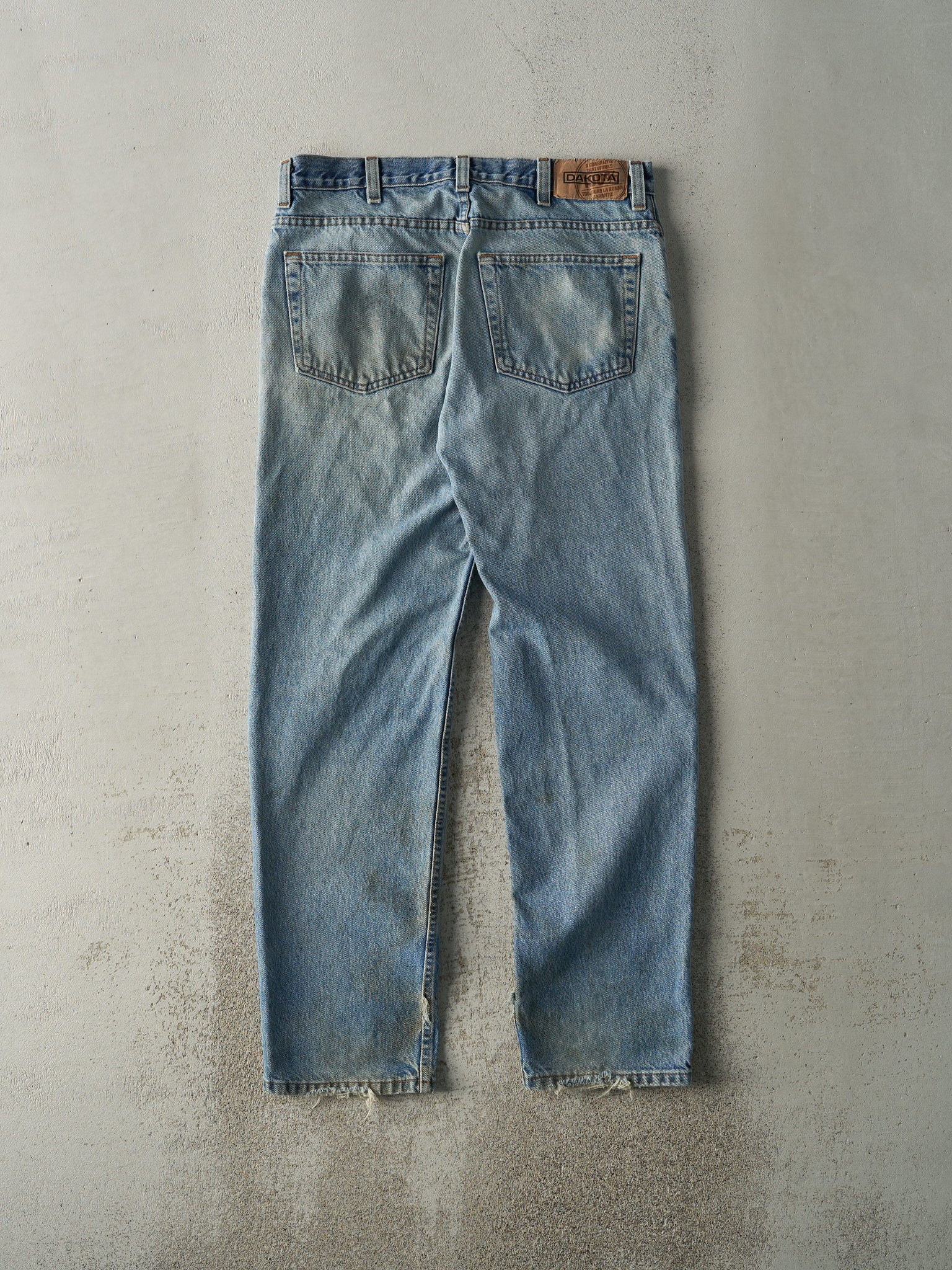 Vintage 90s Light Wash Dakota Jeans (34x32)