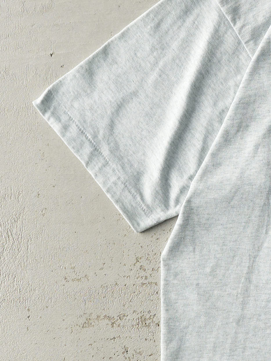 Vintage 96' Heather Grey "Jesus Rules" Single Stitch Tee (L/XL)