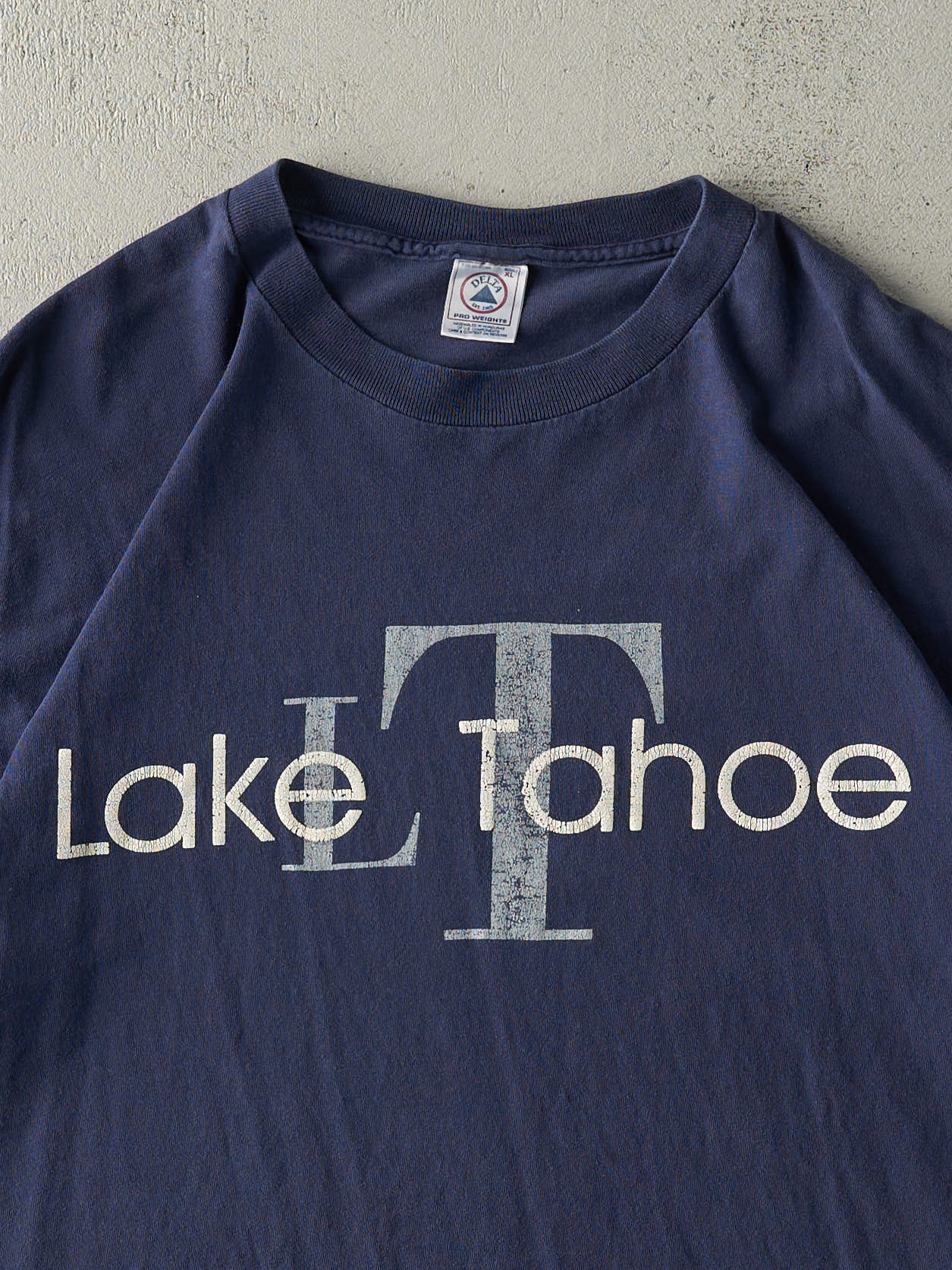 Vintage 90s Navy Blue Lake Tahoe Tee (L)