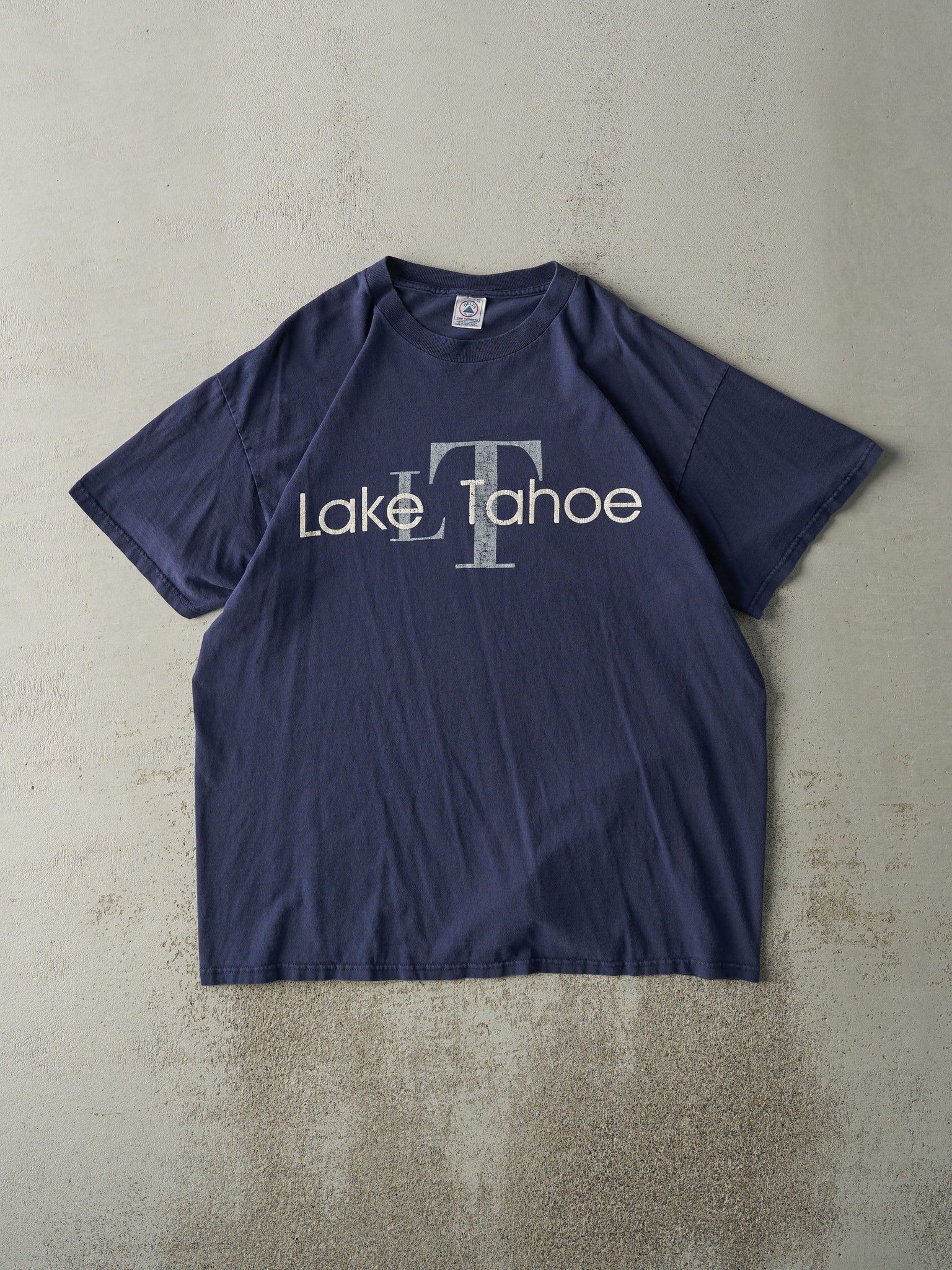 Vintage 90s Navy Blue Lake Tahoe Tee (L)