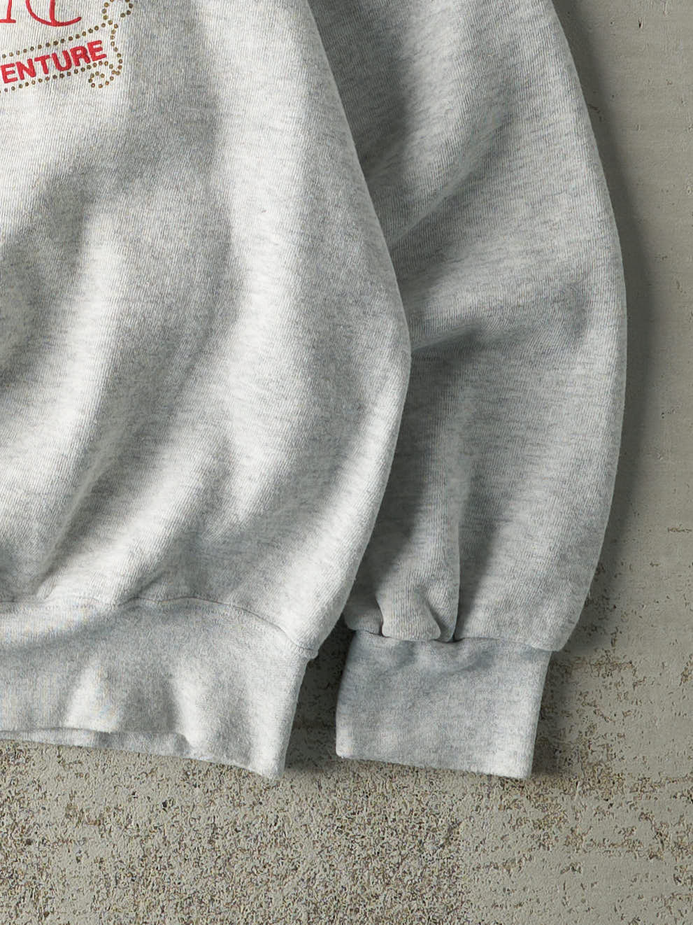 Vintage 90s Heather Grey Boca Crewneck (L)