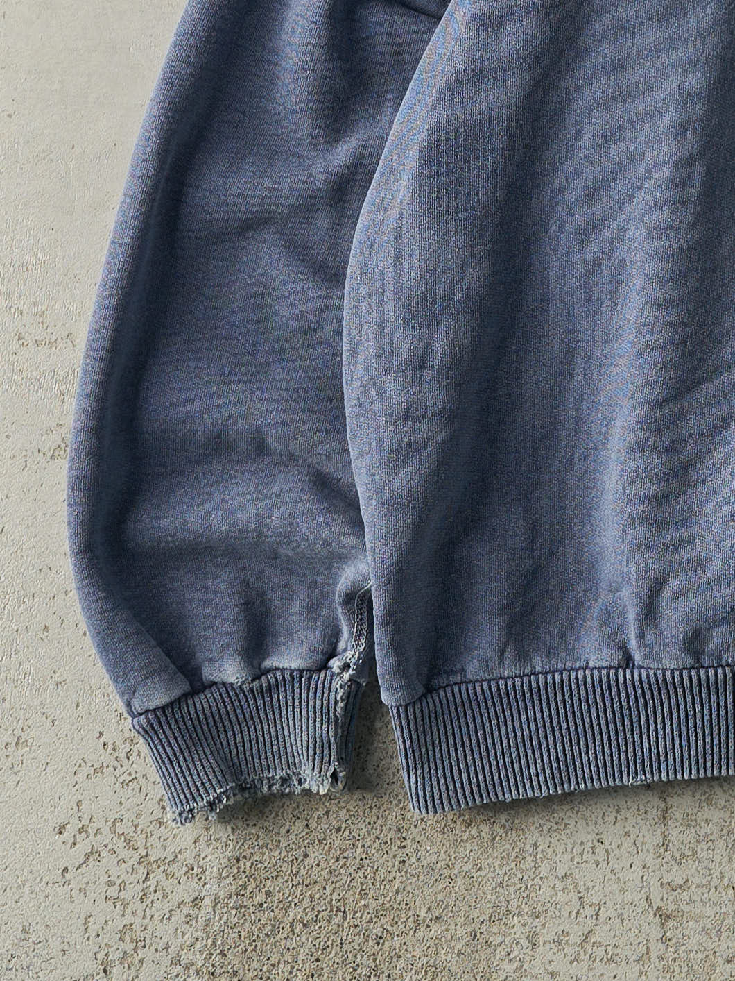 Vintage 90s Washed Blue Blank Crewneck (XL)