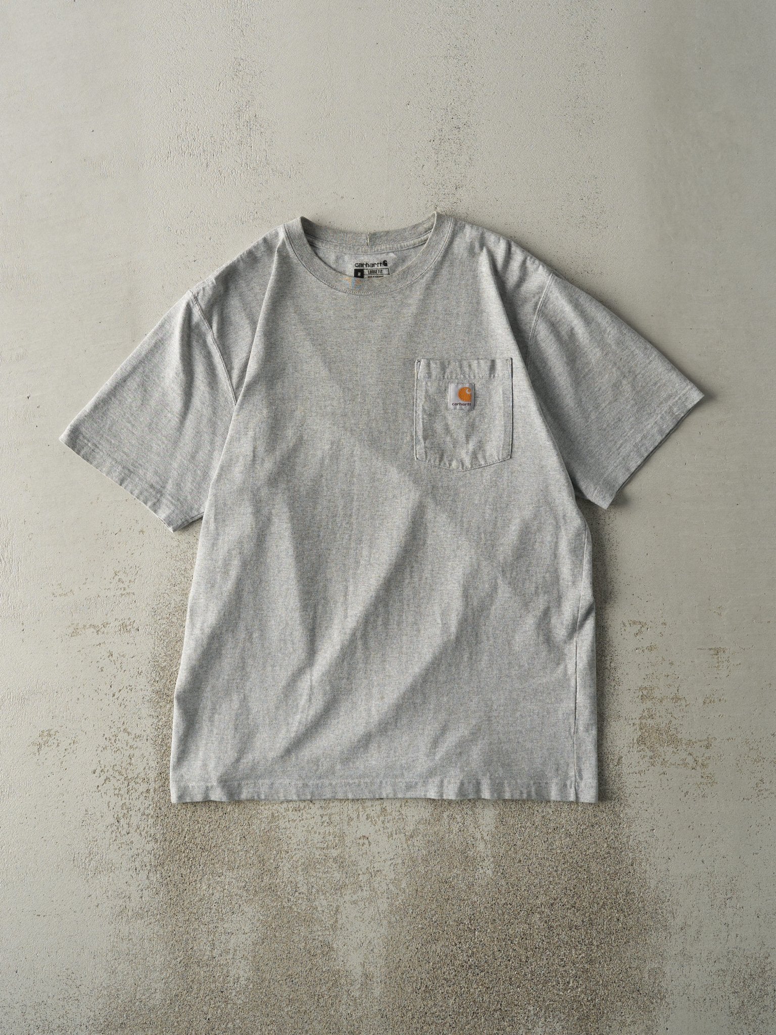 Vintage Y2K Grey Carhartt Pocket Tee (M)