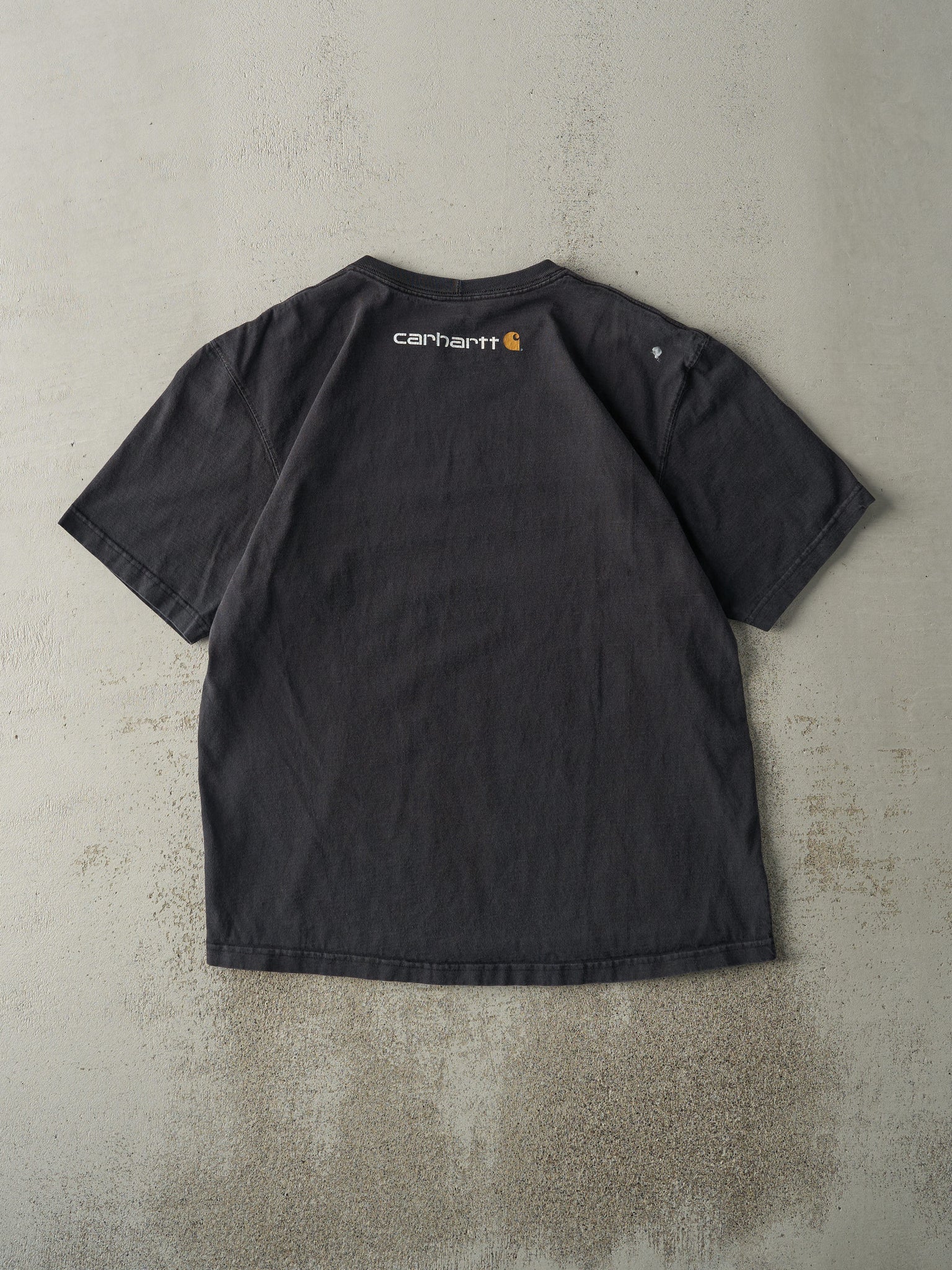 Vintage Y2K Black Carhartt Logo Tee (L)