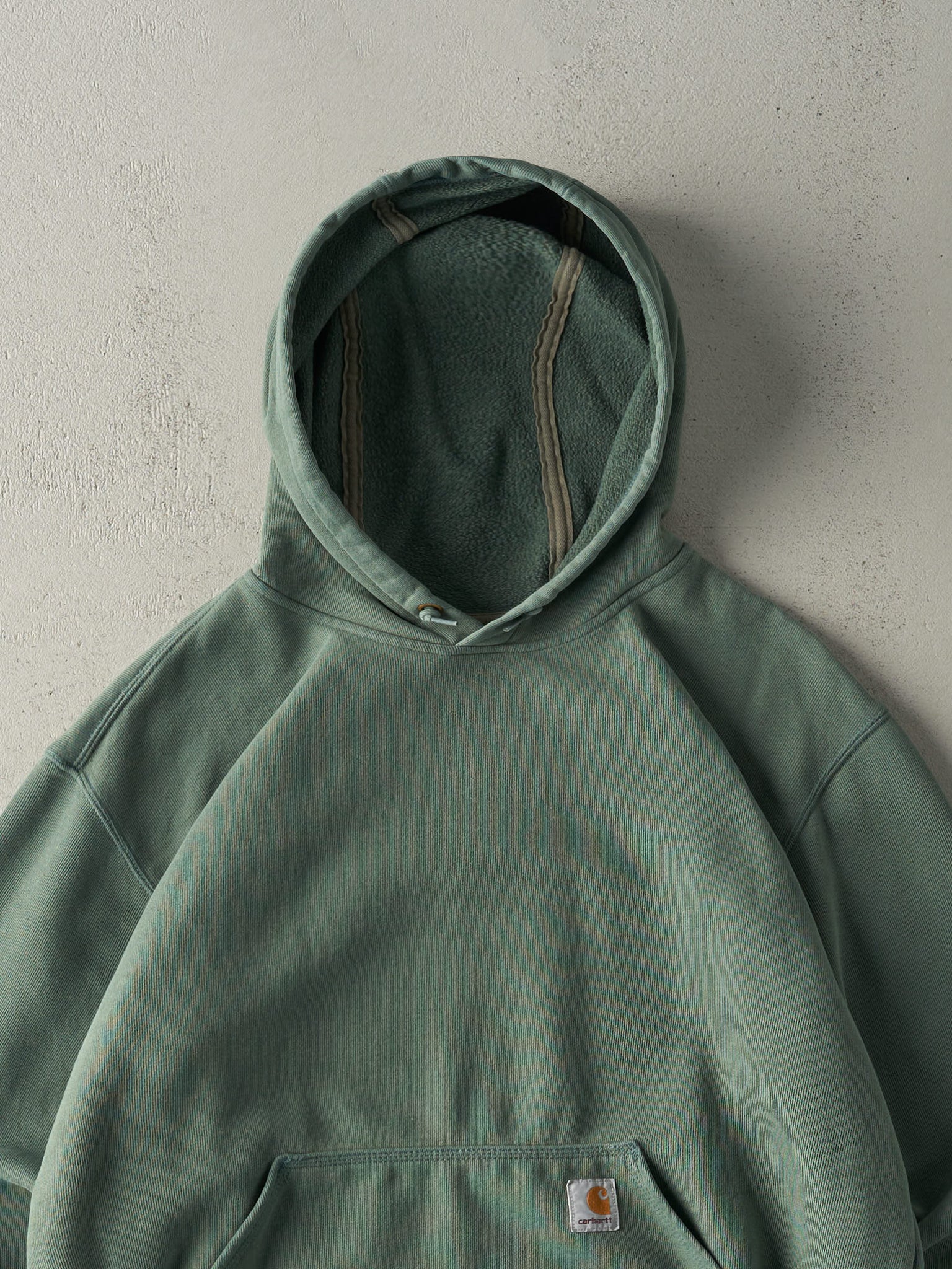 Vintage Y2K Sea Foam Green Carhartt Hoodie (M/L)