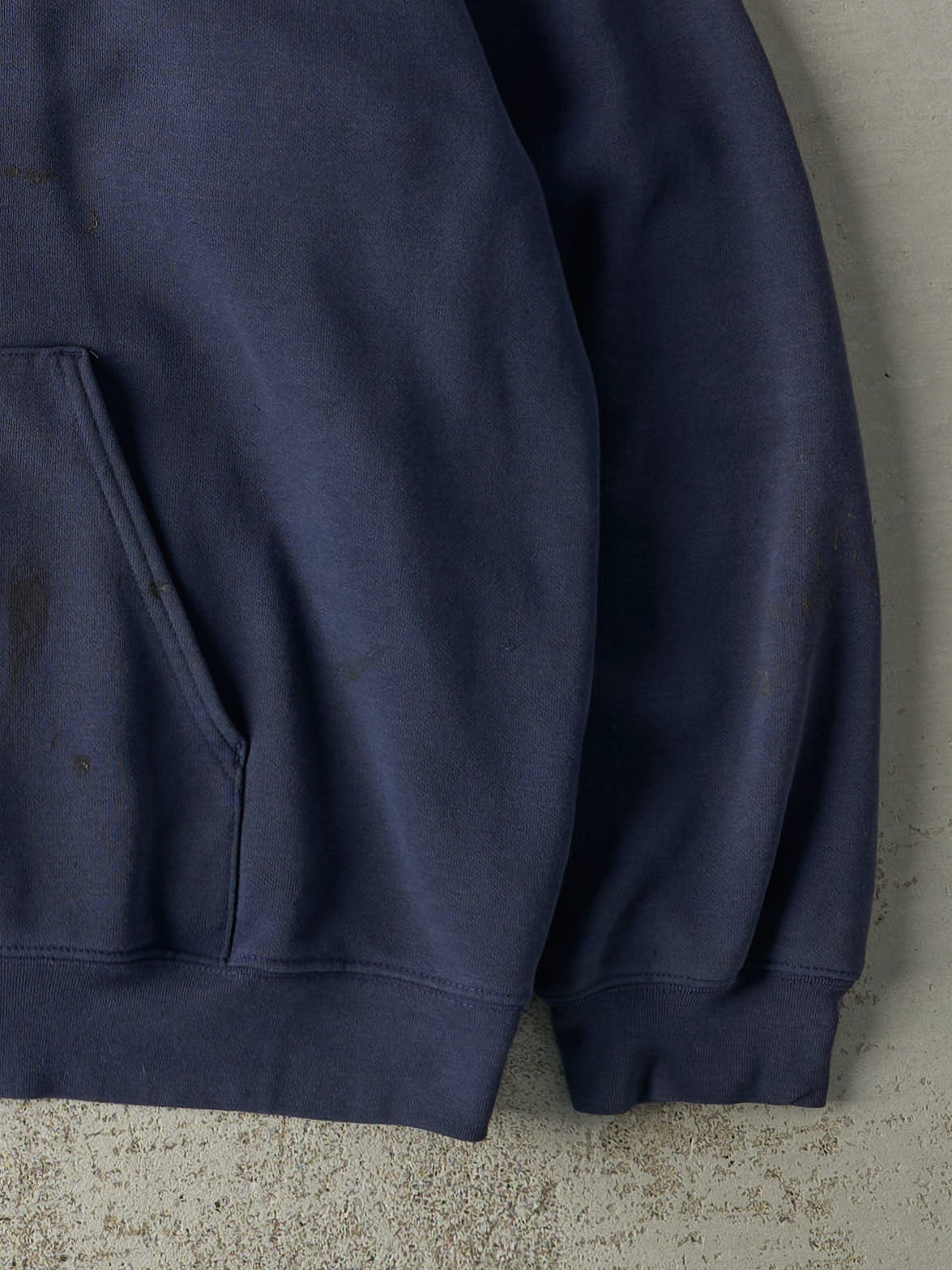 Vintage 90s Navy Blue Carhartt Embroidered Hoodie (XXL)