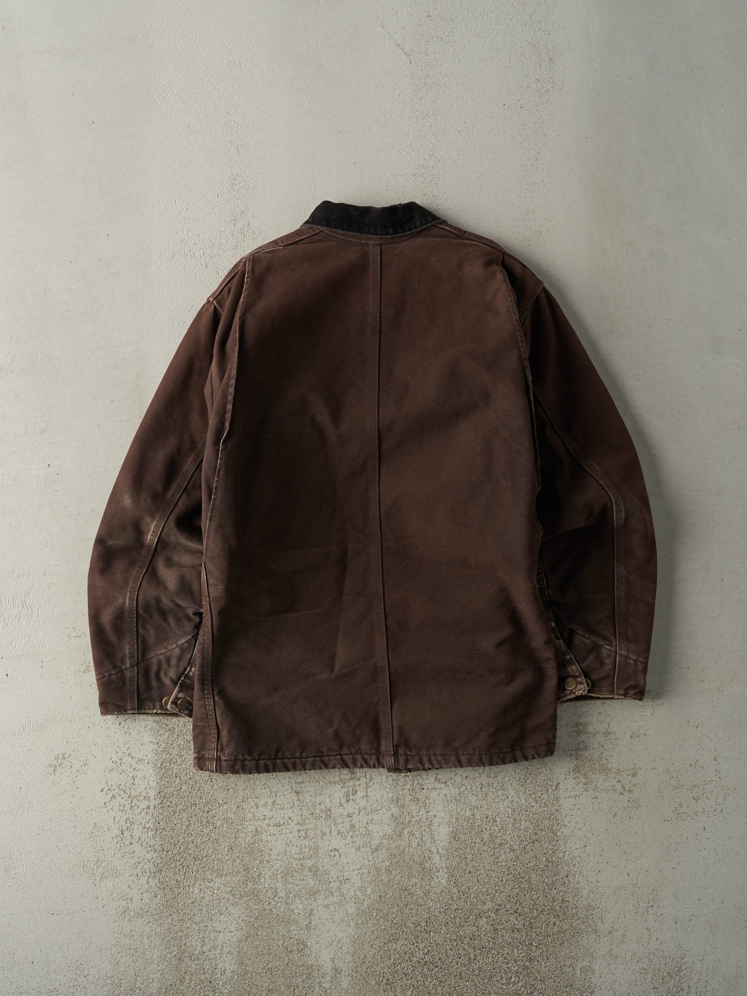 Vintage Y2K Brown Carhartt Blanket Lined Chore Jacket (L)