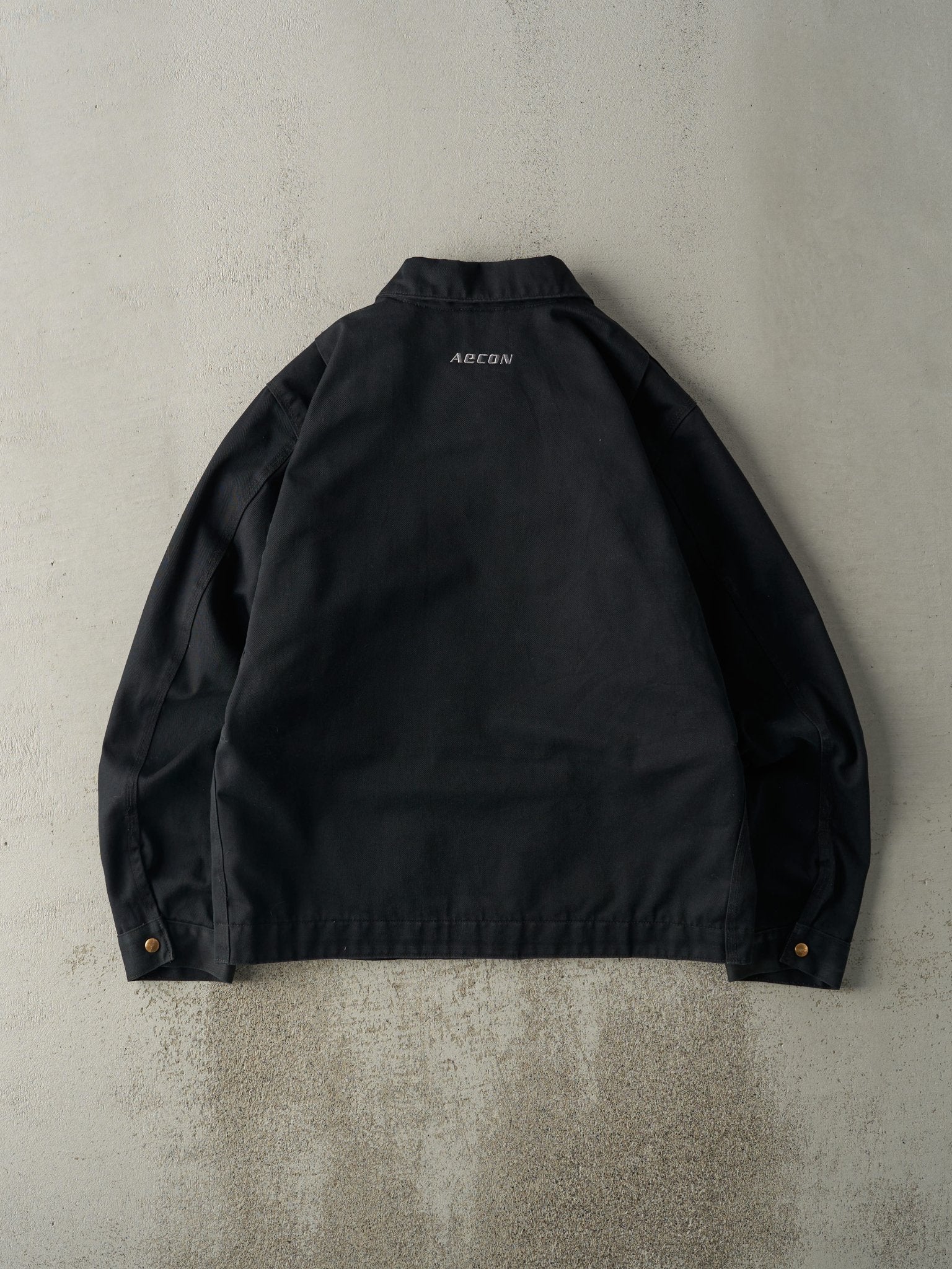 Vintage Y2K Black Carhartt Quilt Lined Work Jacket (L/XL)