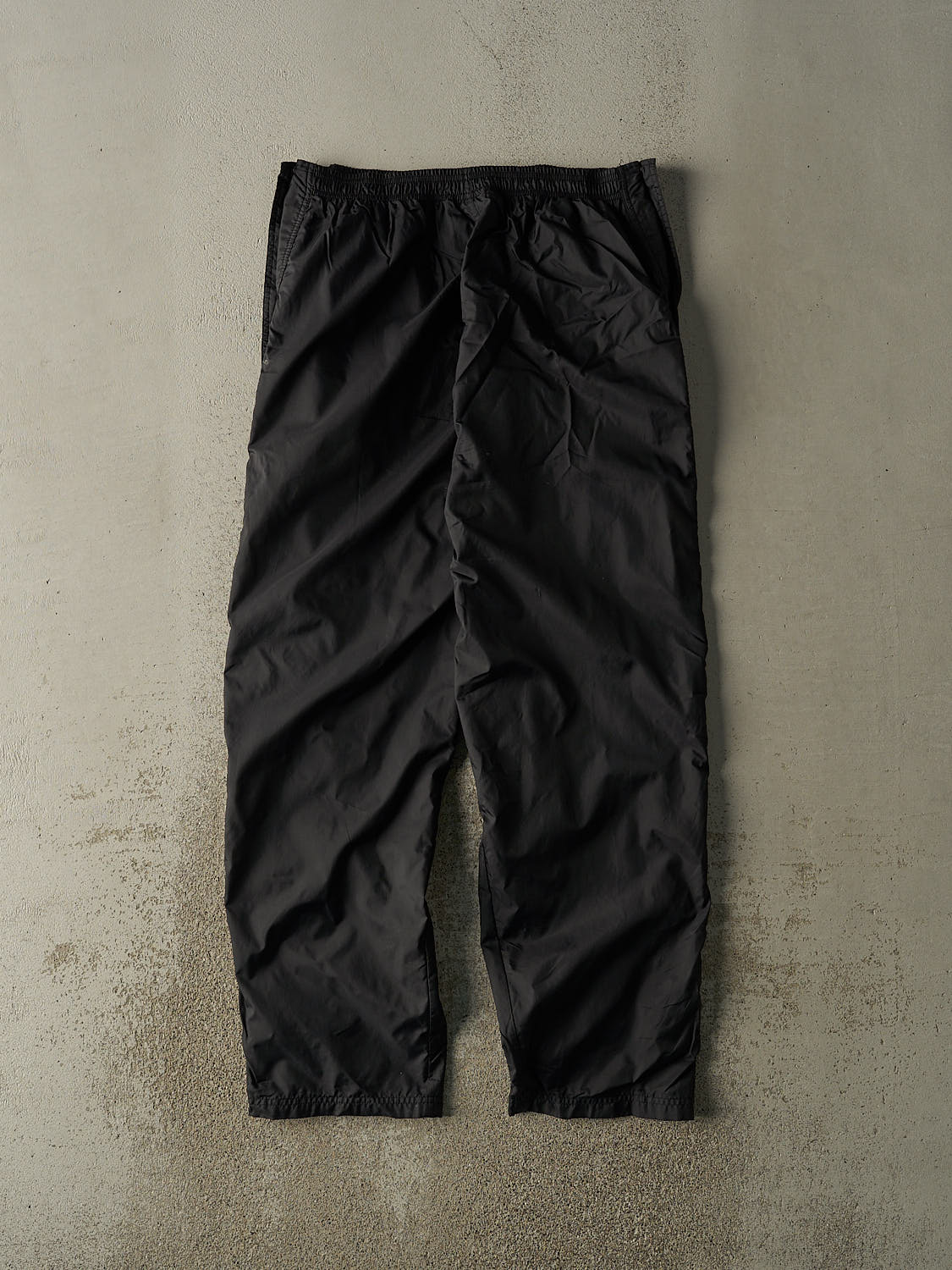 Vintage 90s Black Adidas Tear Away Track Pants (34x31)