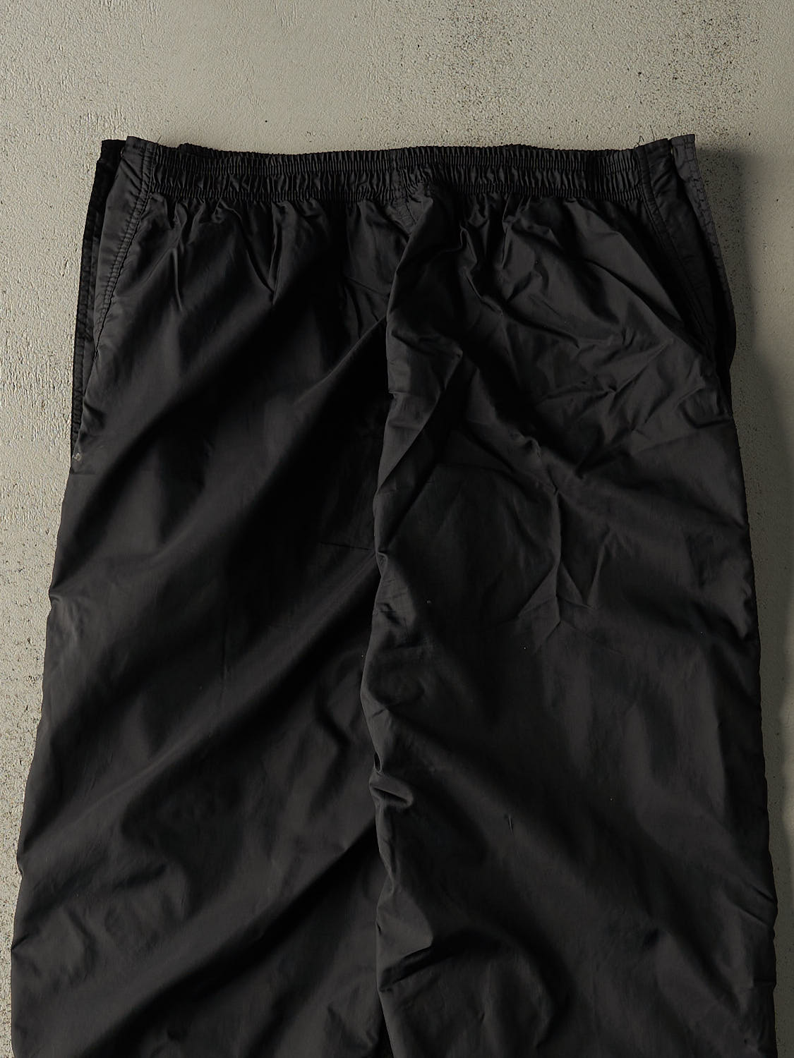 Vintage 90s Black Adidas Tear Away Track Pants (34x31)