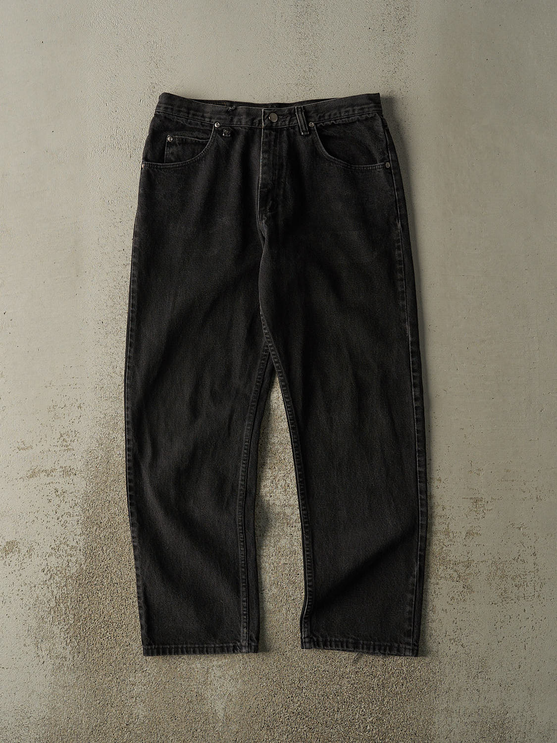 Vintage 90s Faded Black Wrangler Denim Pants (32x29.5)