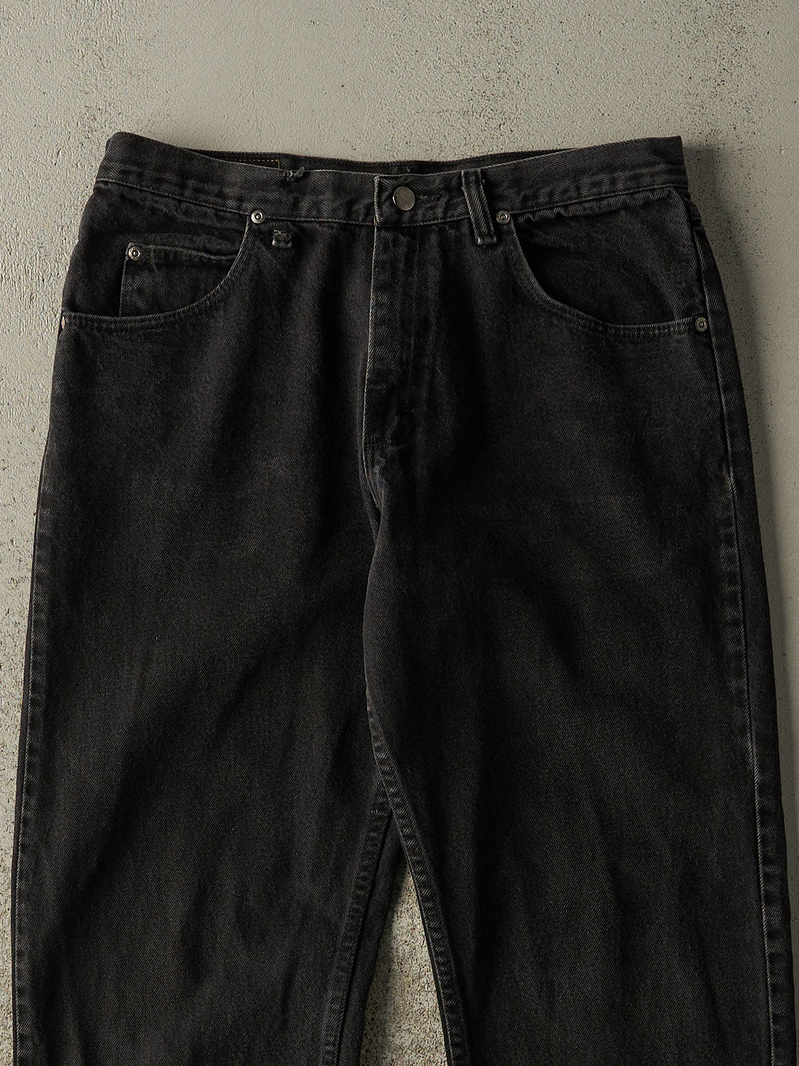 Vintage 90s Faded Black Wrangler Denim Pants (32x29.5)