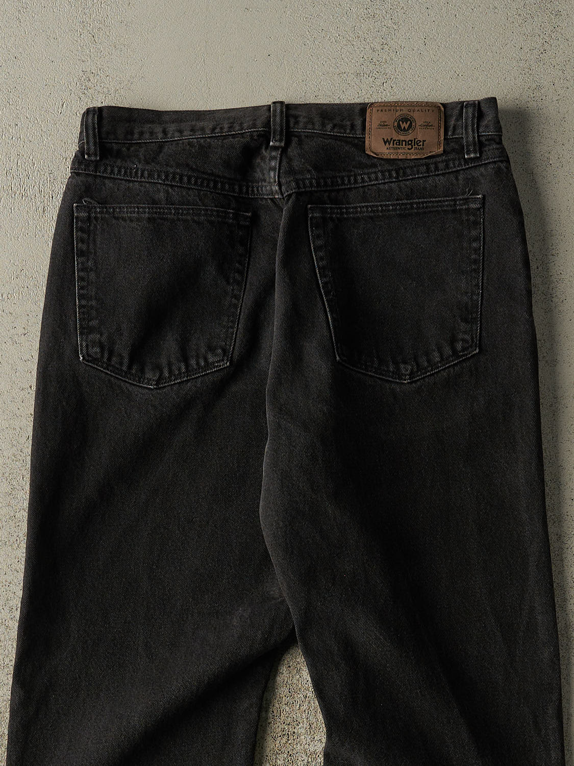 Vintage 90s Faded Black Wrangler Denim Pants (32x29.5)