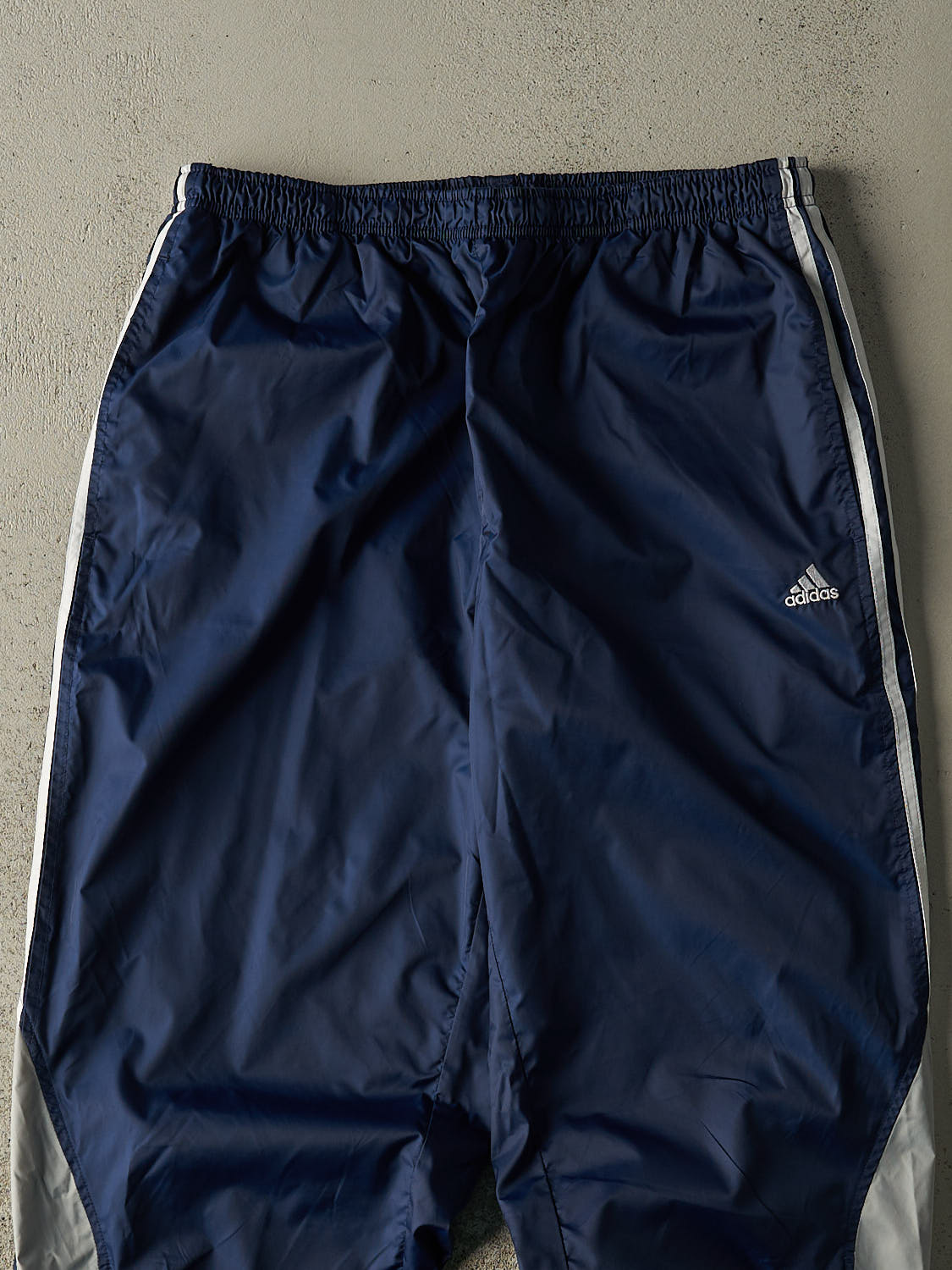 Vintage Y2K Navy Blue Adidas Track Pants (32x32)