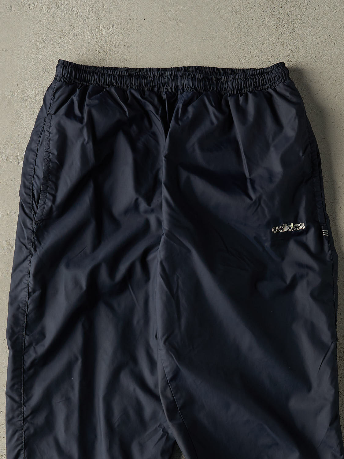 Vintage Y2K Navy Blue Adidas Track Pants (29x29.5)