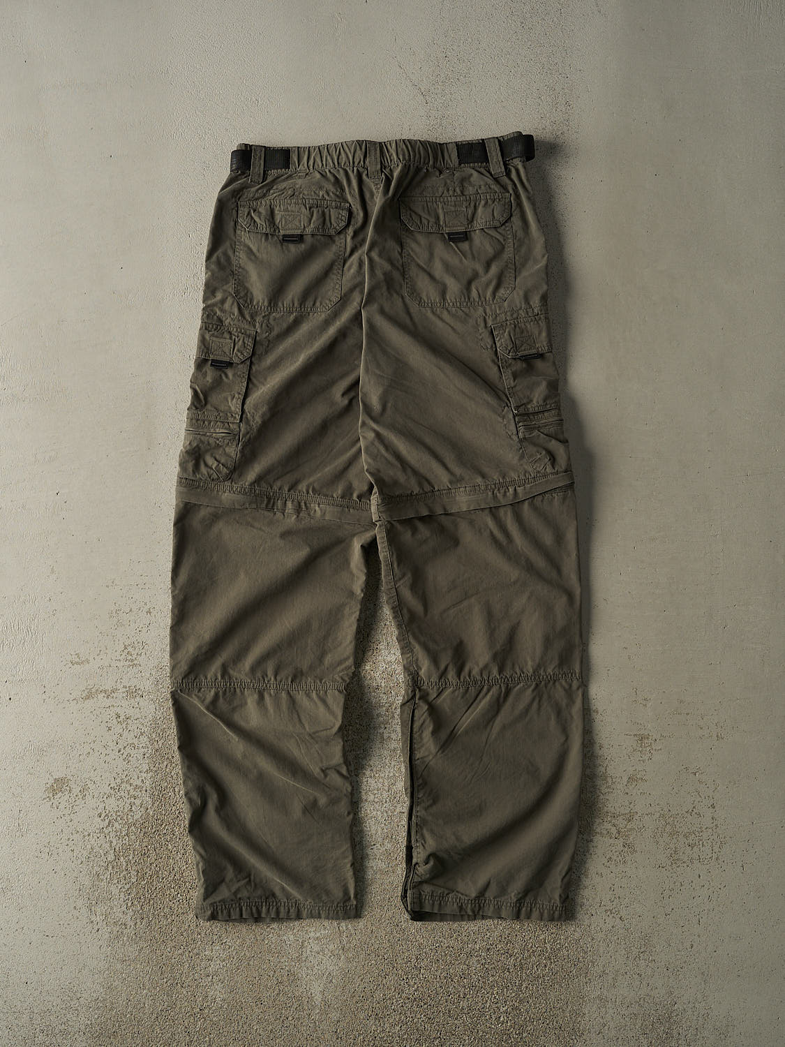Vintage 90s Green BC Clothing Zip Off Cargo Pants (35x33)