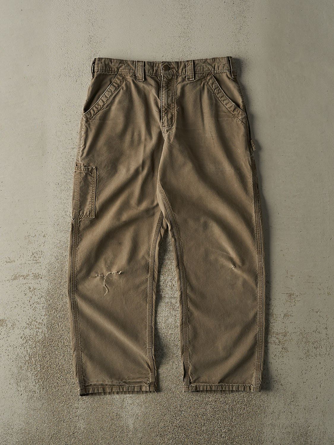 Vintage Y2K Beige Carhartt Carpenter Pants (32x29)
