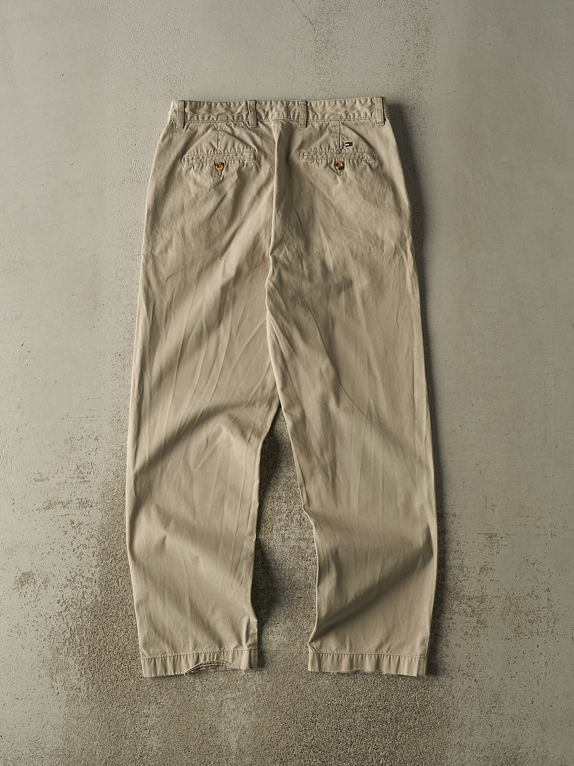 Vintage 90s Beige Tommy Hilfiger Chino Pants (31x31)