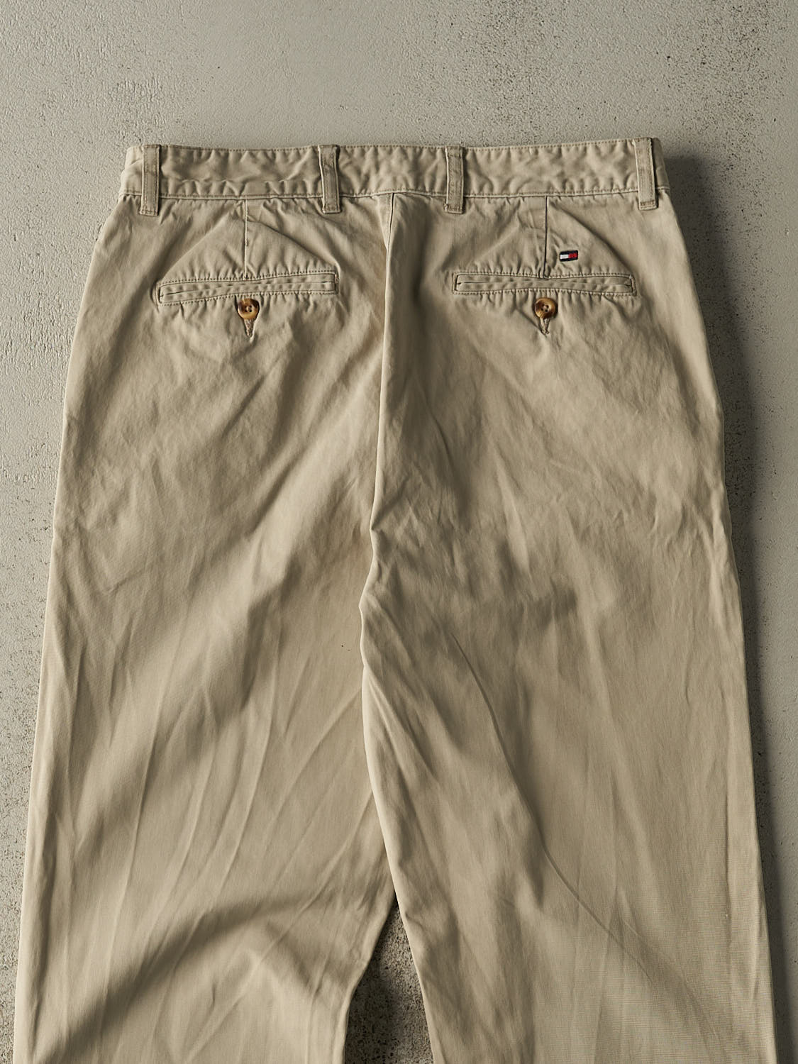 Vintage 90s Beige Tommy Hilfiger Chino Pants (31x31)
