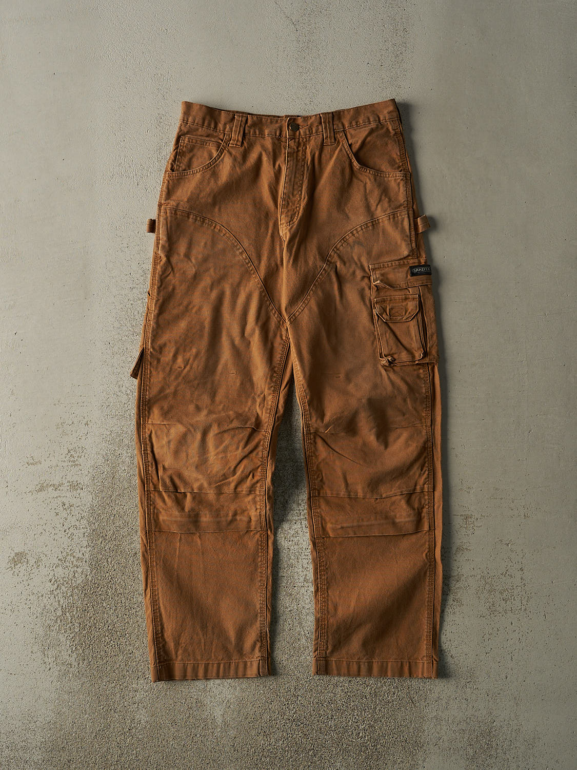 Vintage Y2K Camel Dakota Double Knee Carpenter Pants (32.5x32)
