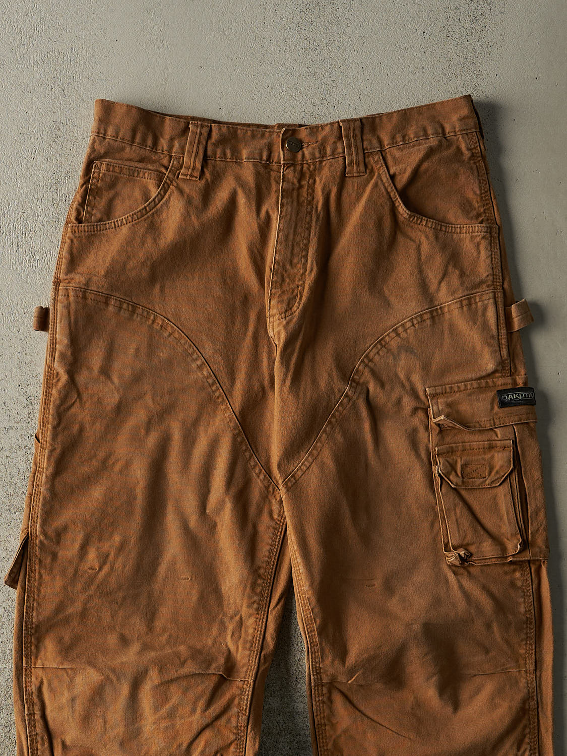 Vintage Y2K Camel Dakota Double Knee Carpenter Pants (32.5x32)