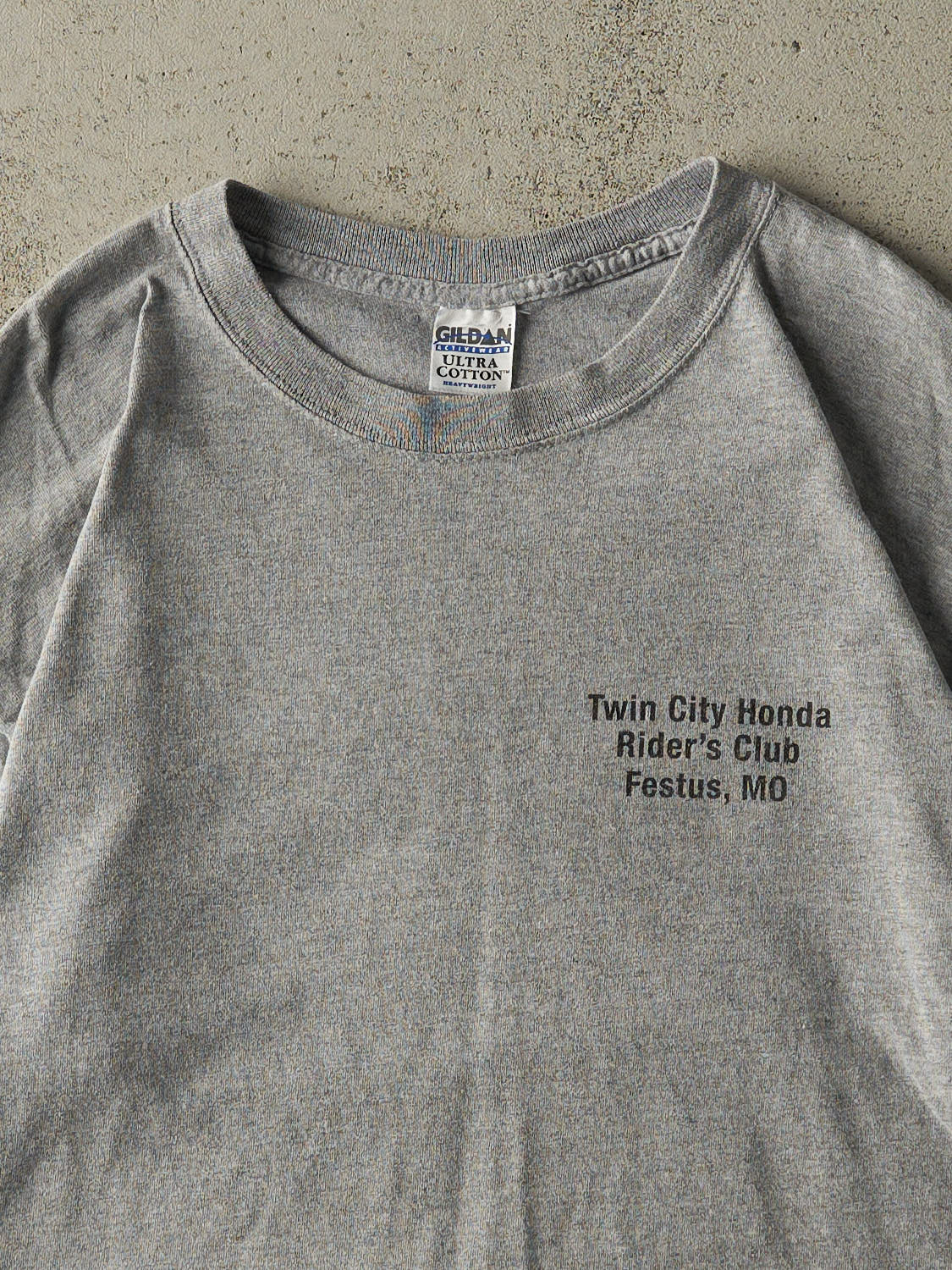 Vintage Y2K Grey Honda Racing Tee (XL)