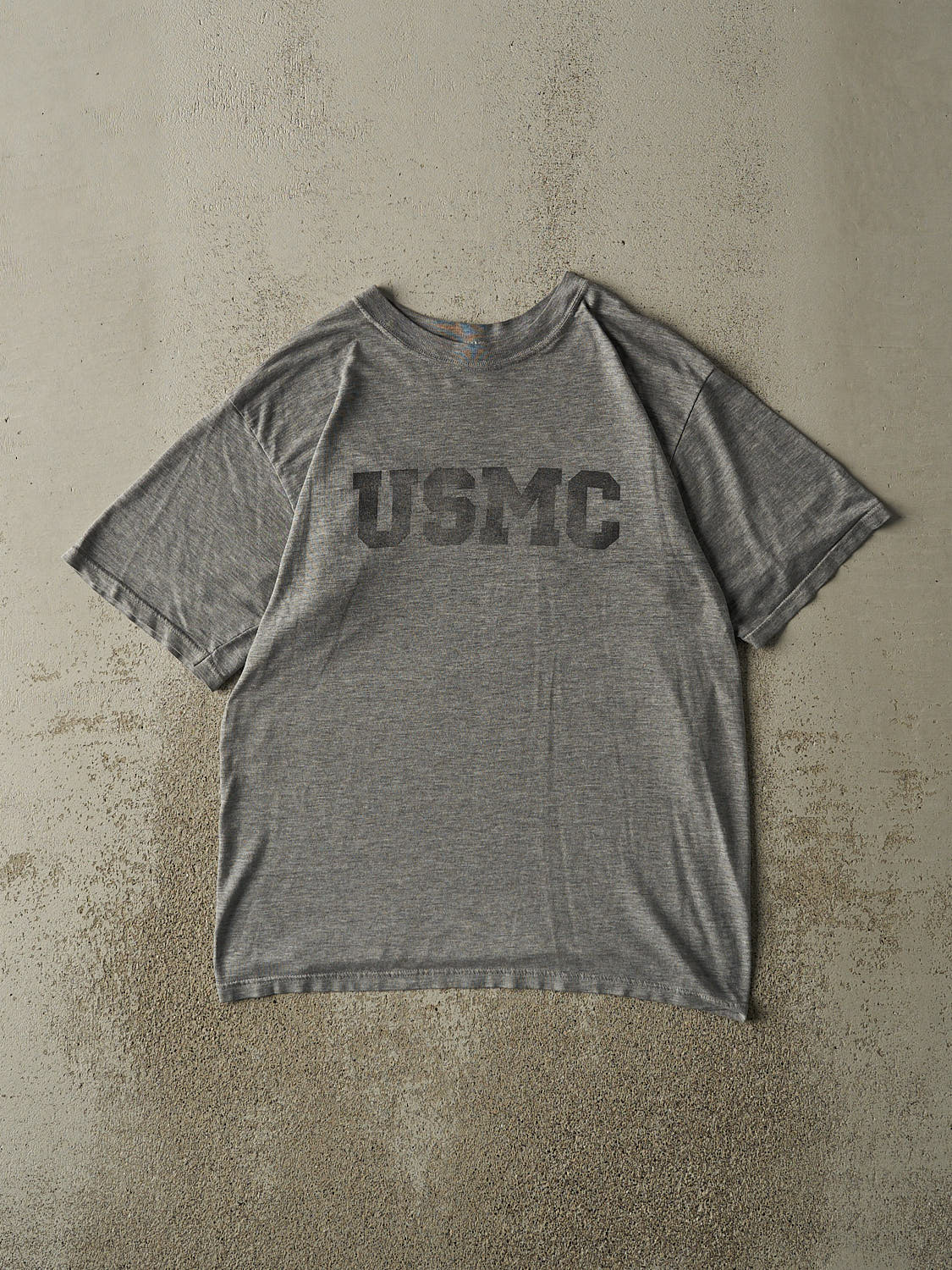 Vintage 90s Grey USMC Tee (M/L)