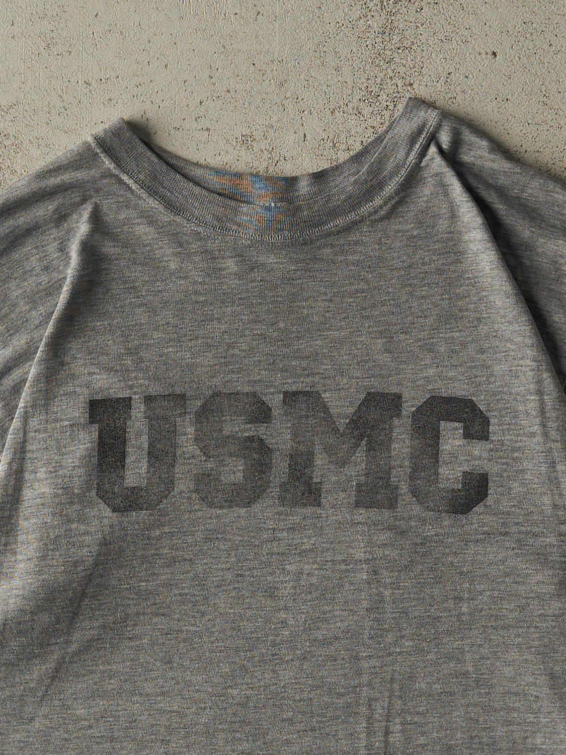 Vintage 90s Grey USMC Tee (M/L)