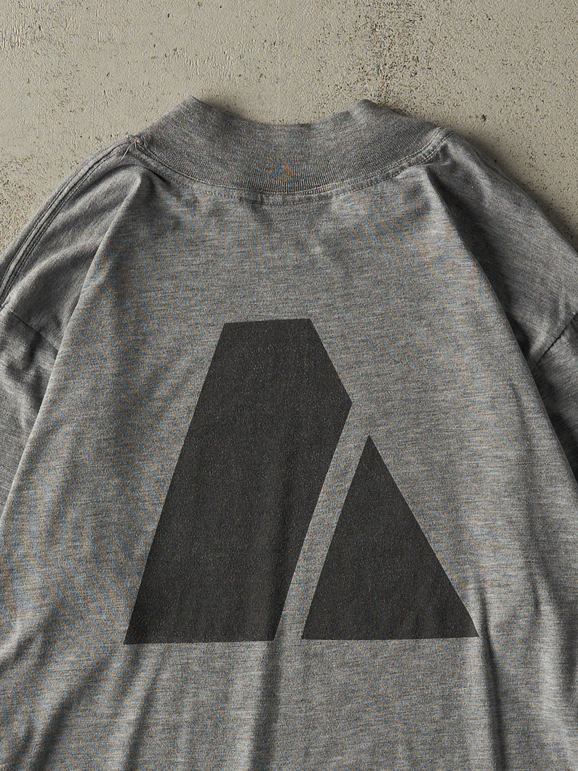 Vintage 90s Grey US Army Mock Neck Long Sleeve (L/XL)