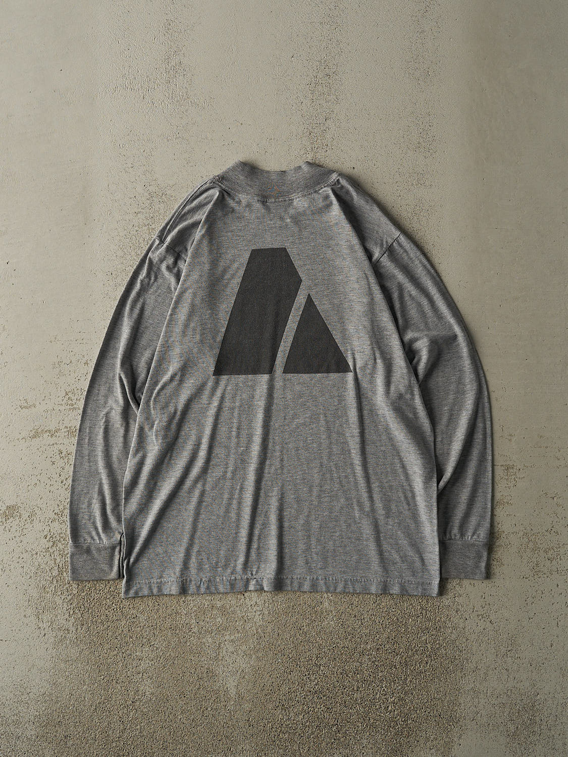 Vintage 90s Grey US Army Mock Neck Long Sleeve (L/XL)