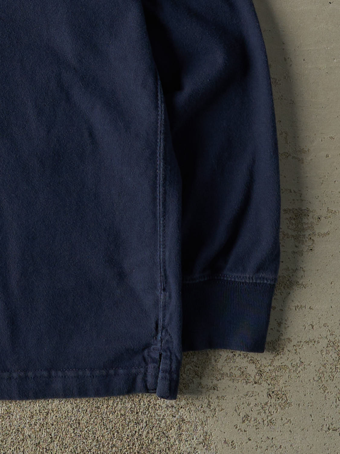 Vintage 90s Navy Blue Chaps Embroidered Rugby Long Sleeve (M/L)