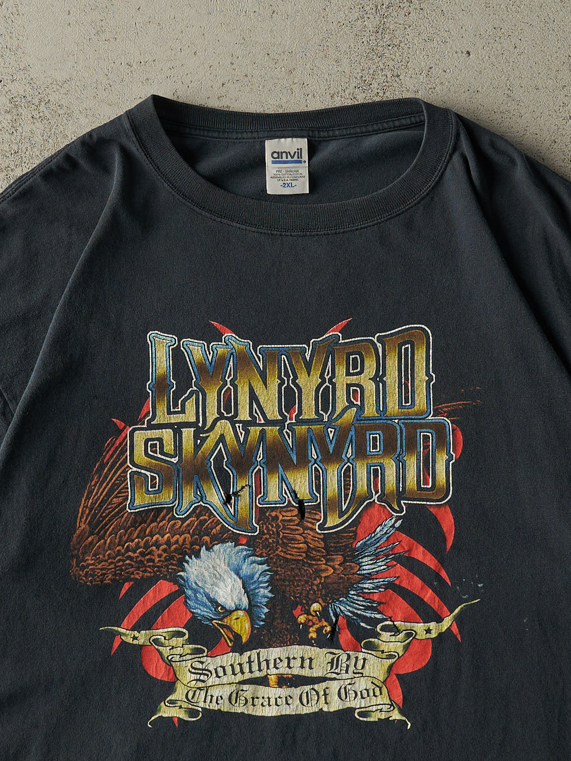 Vintage 04' Faded Black Lynyrd Skynyrd Tee (XL/XXL)