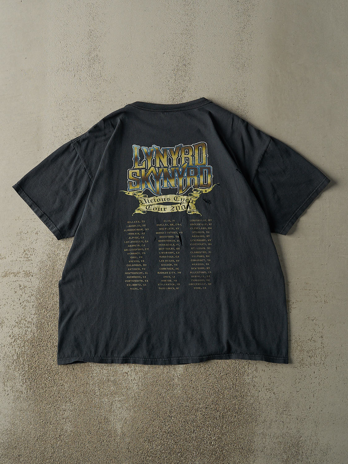 Vintage 04' Faded Black Lynyrd Skynyrd Tee (XL/XXL)