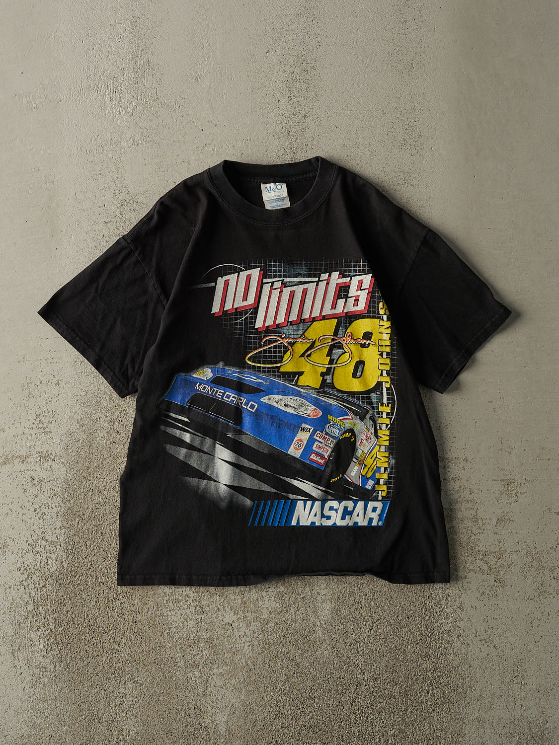 Vintage 03' Black Jimmie Johnson Nascar Racing Tee (M)