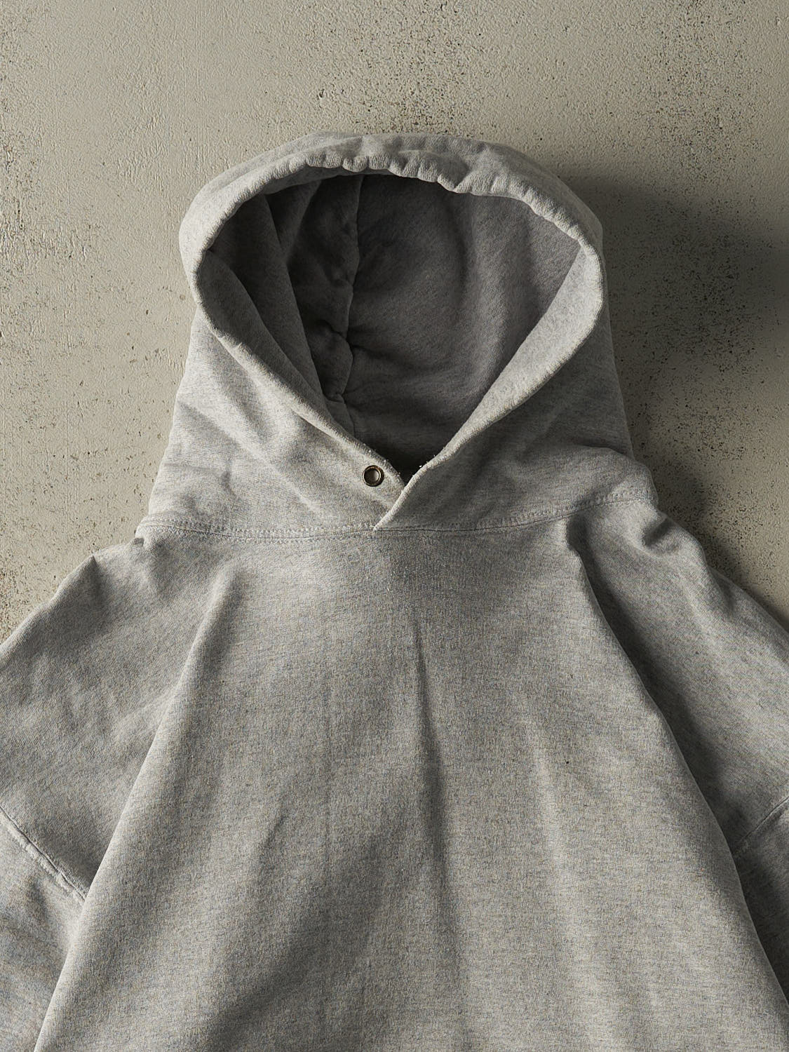 Vintage 90s Grey Russell Athletic Embroidered Logo Hoodie (XL/XXL)