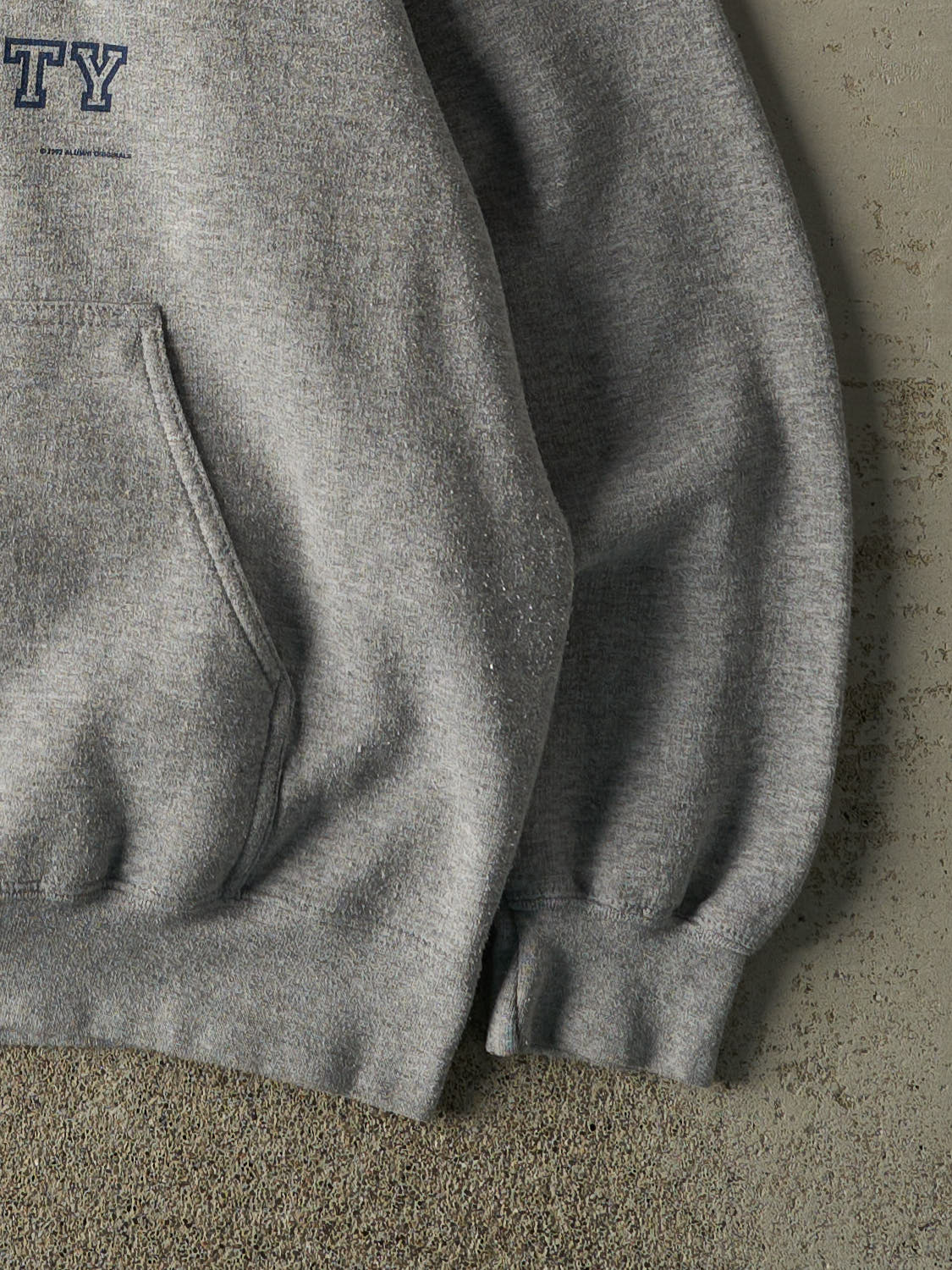 Vintage 02' Grey Mays University Hoodie (L/XL)