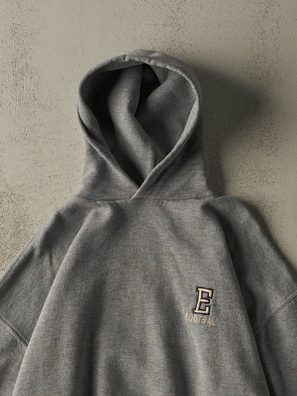 Vintage 90s Grey Russell Athletic Embroidered Hoodie (XXL)