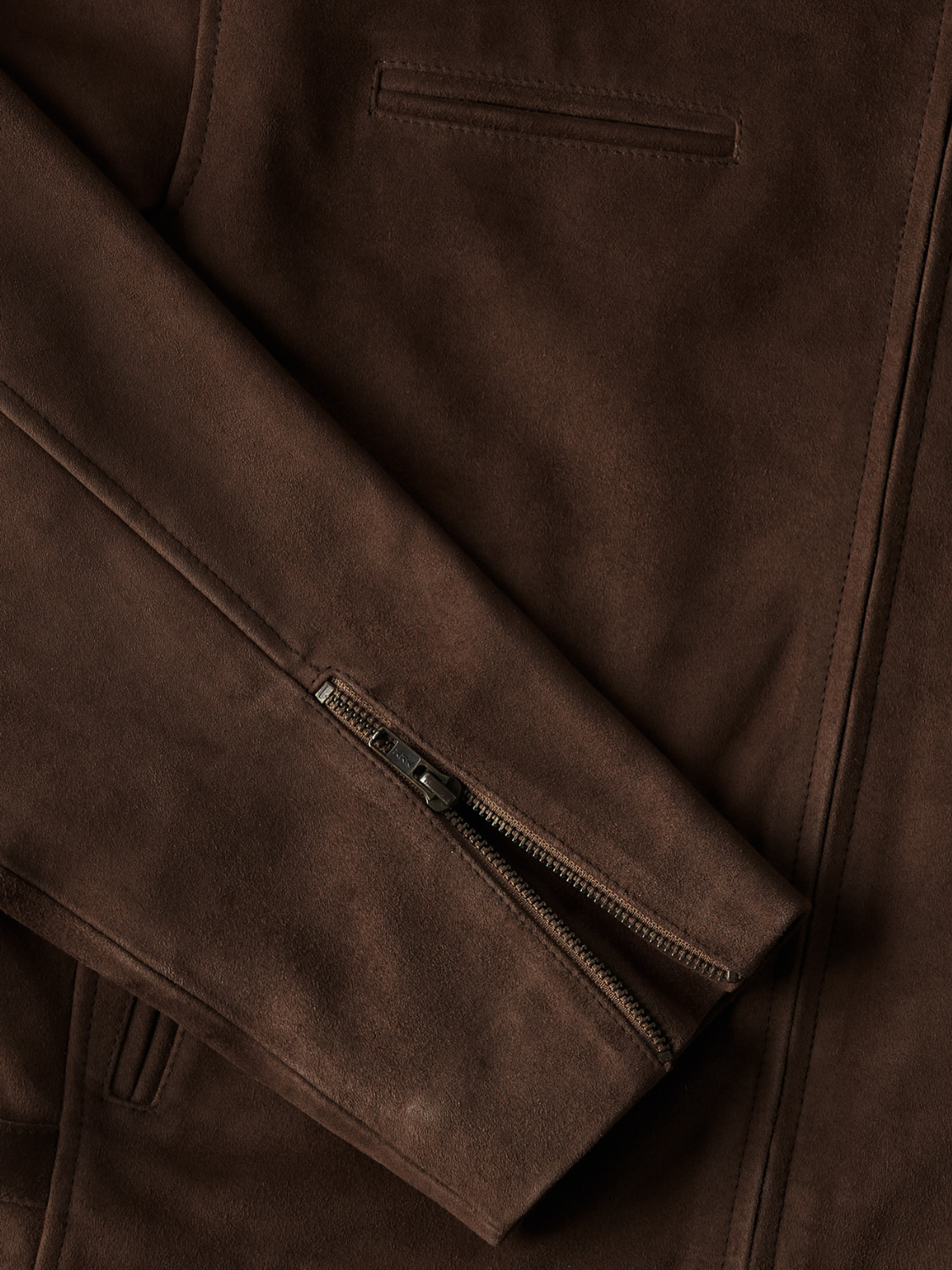 Everyday Boxy Leather Jacket - Suede