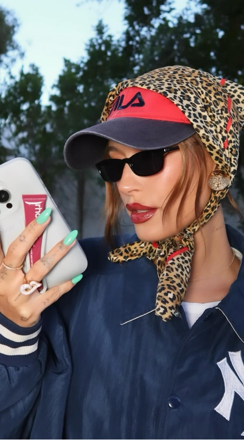 Vintage Y2K Navy Blue Embroidered Fox Racing Hoodie (M