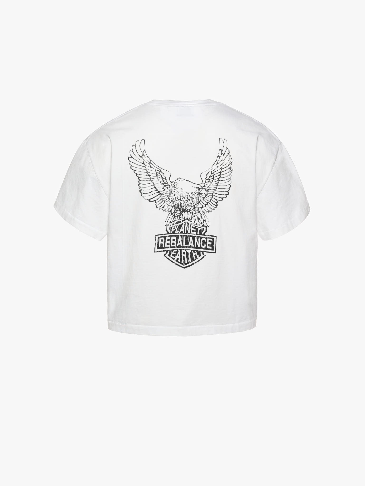 Rebalance the Earth Eagle Tee - White