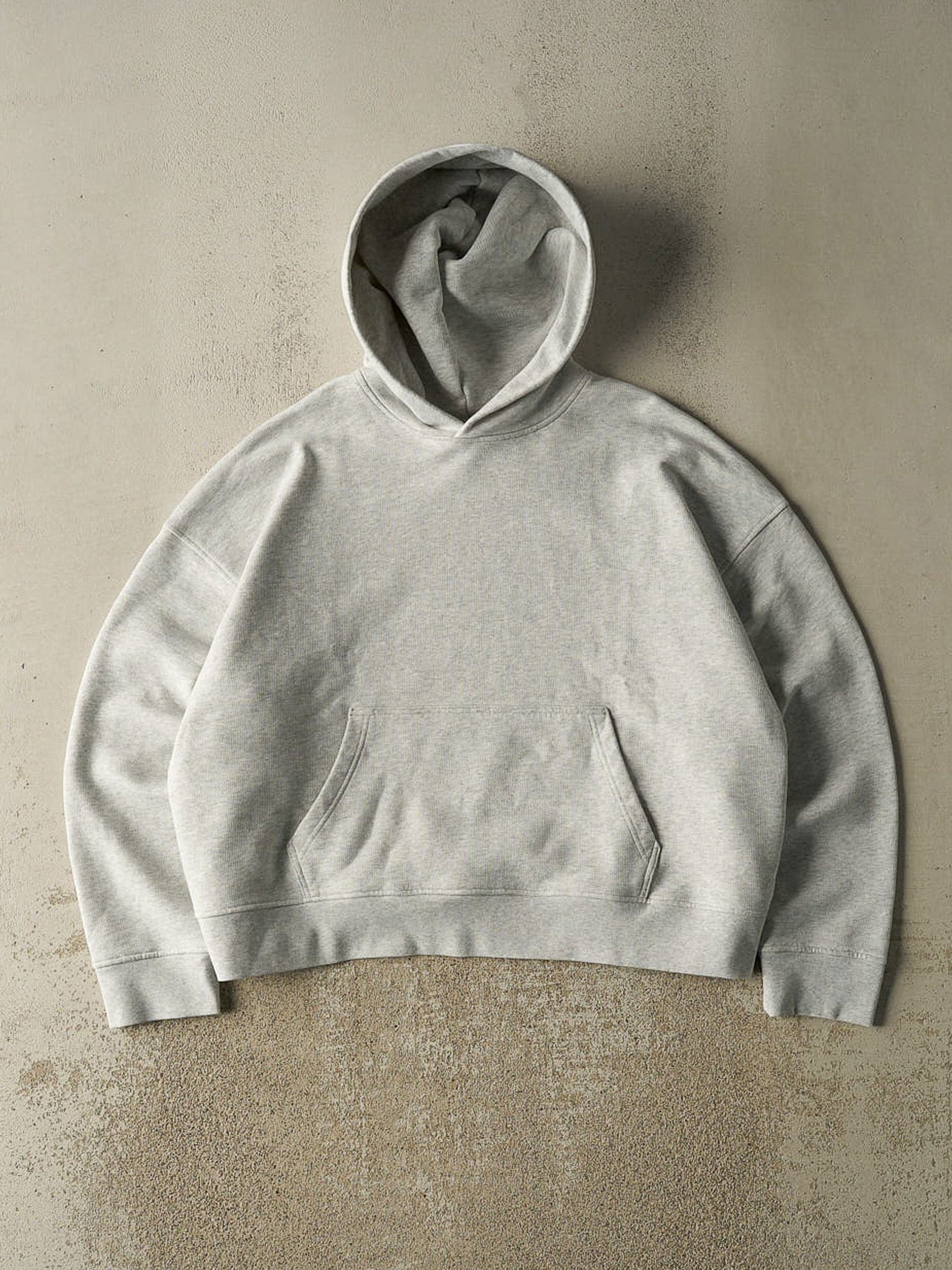 Everyday Boxy Hoodie – Heather Grey