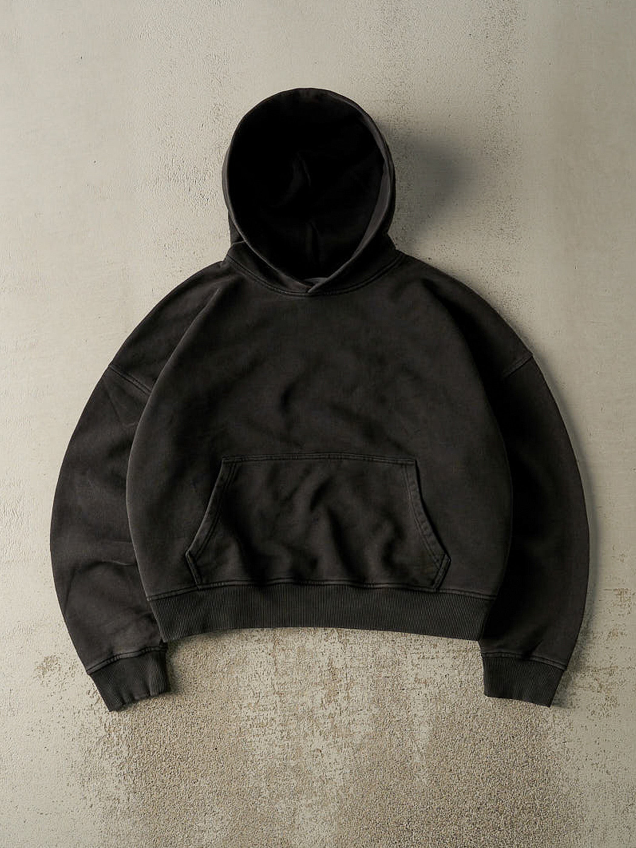 Everyday Boxy Hoodie – Jet Black